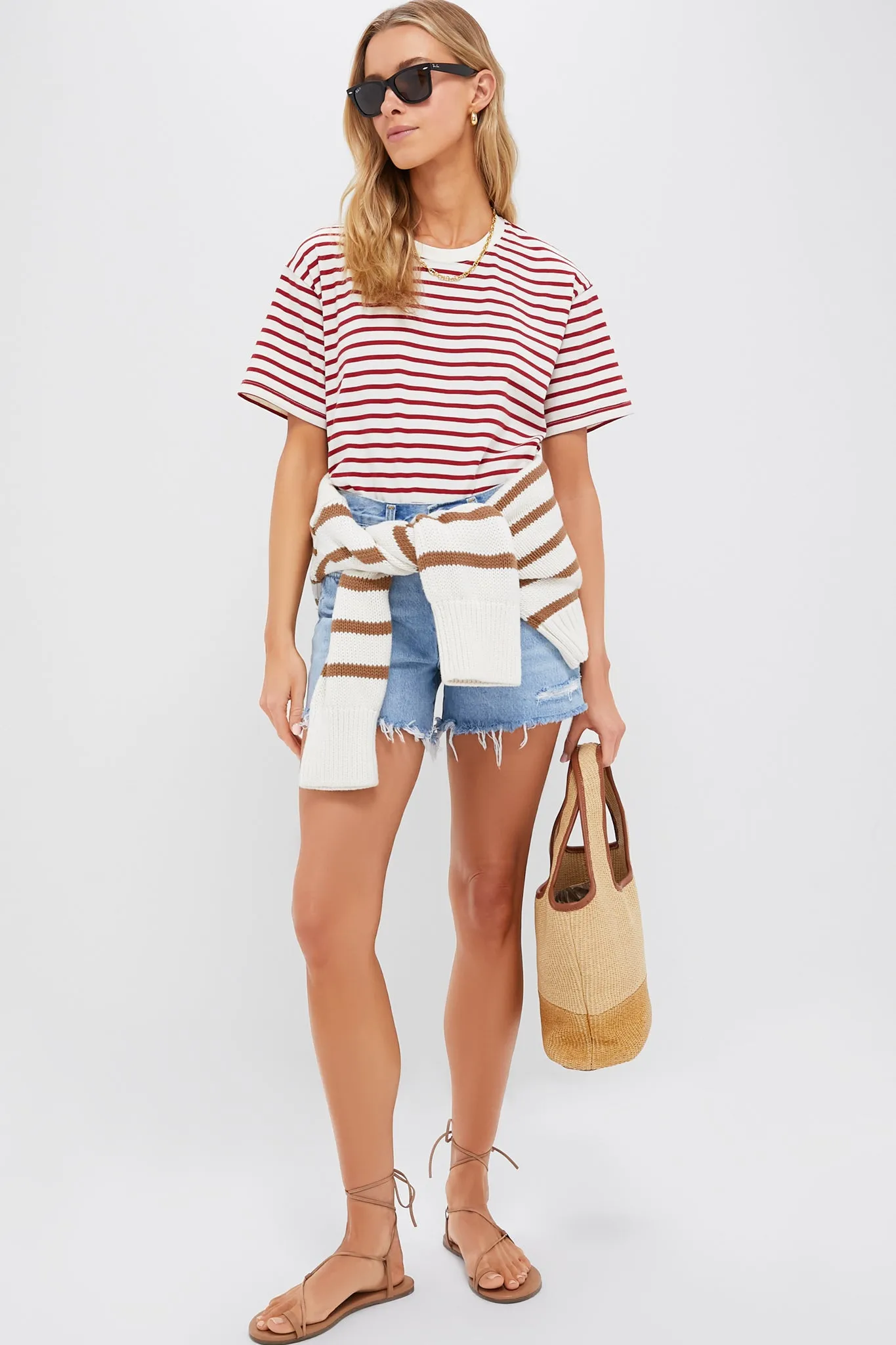 Raffia Adrian Tote sold by Tuckernuck product image thumbnail 4