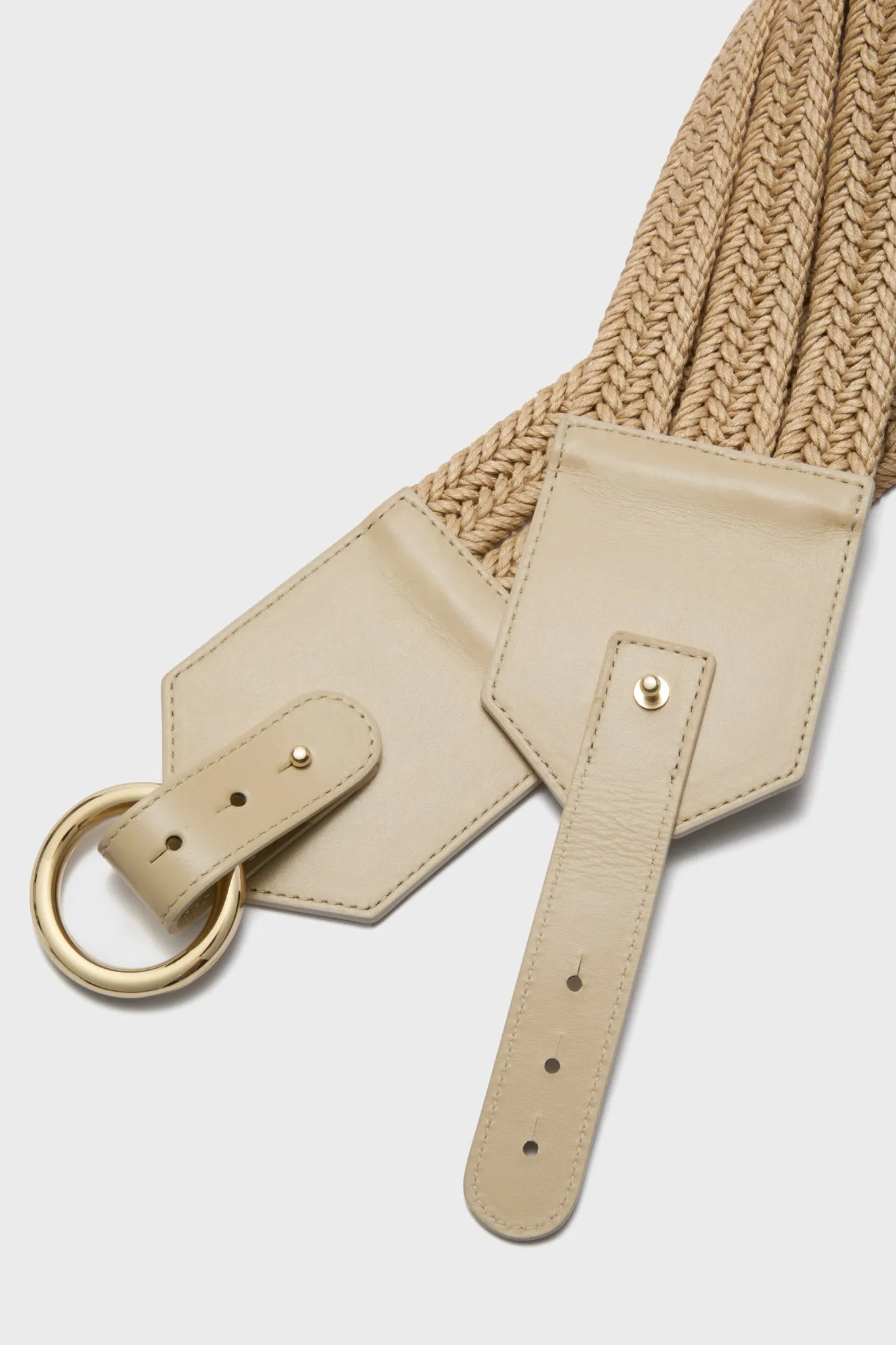 Champagne and Gold Odin Linen Belt sold by Tuckernuck product image thumbnail 4