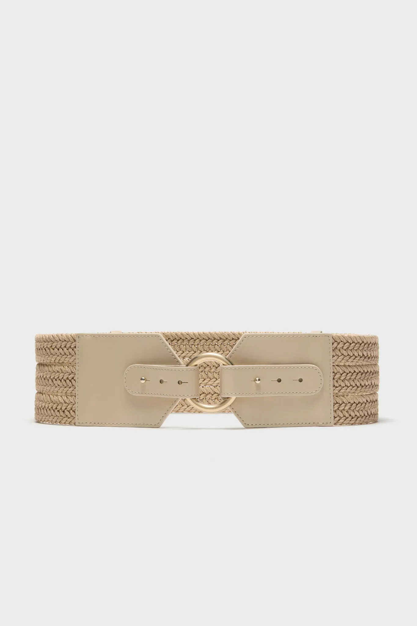 Champagne and Gold Odin Linen Belt sold by Tuckernuck