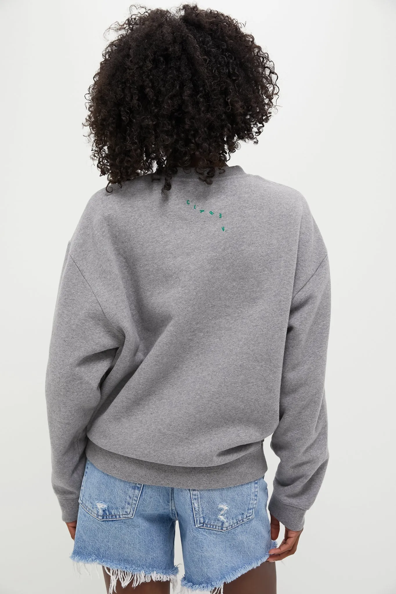 Grey Melange Oversized Sweatshirt sold by Tuckernuck product image thumbnail 4
