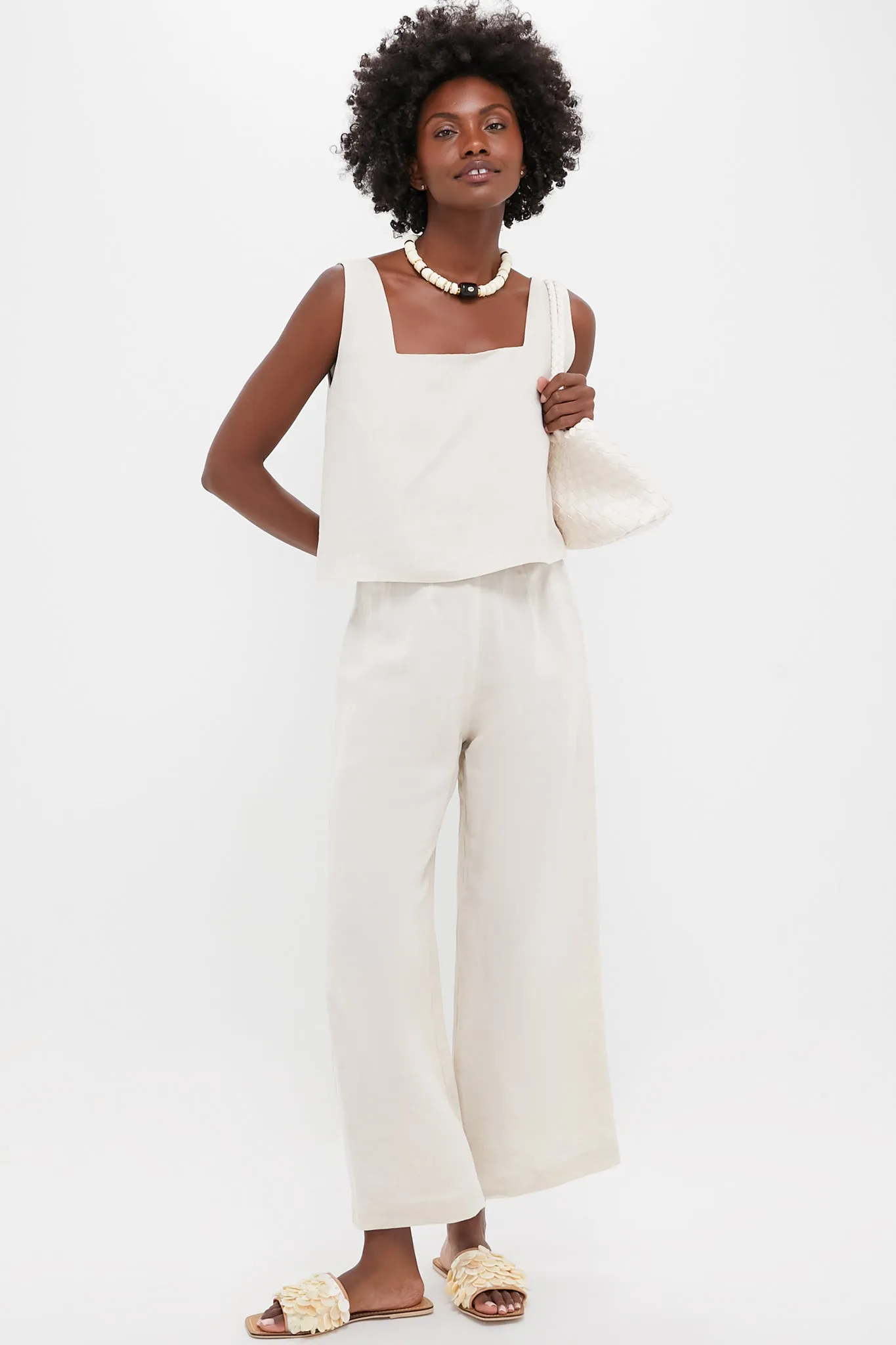 Natural Linen Roma Top 2 sold by Tuckernuck product image thumbnail 2