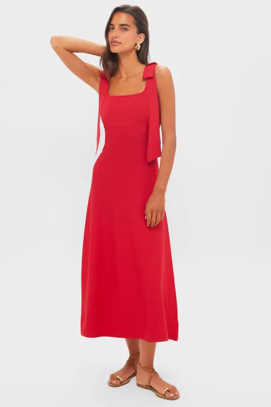 Red Everleigh Dress sold by Tuckernuck