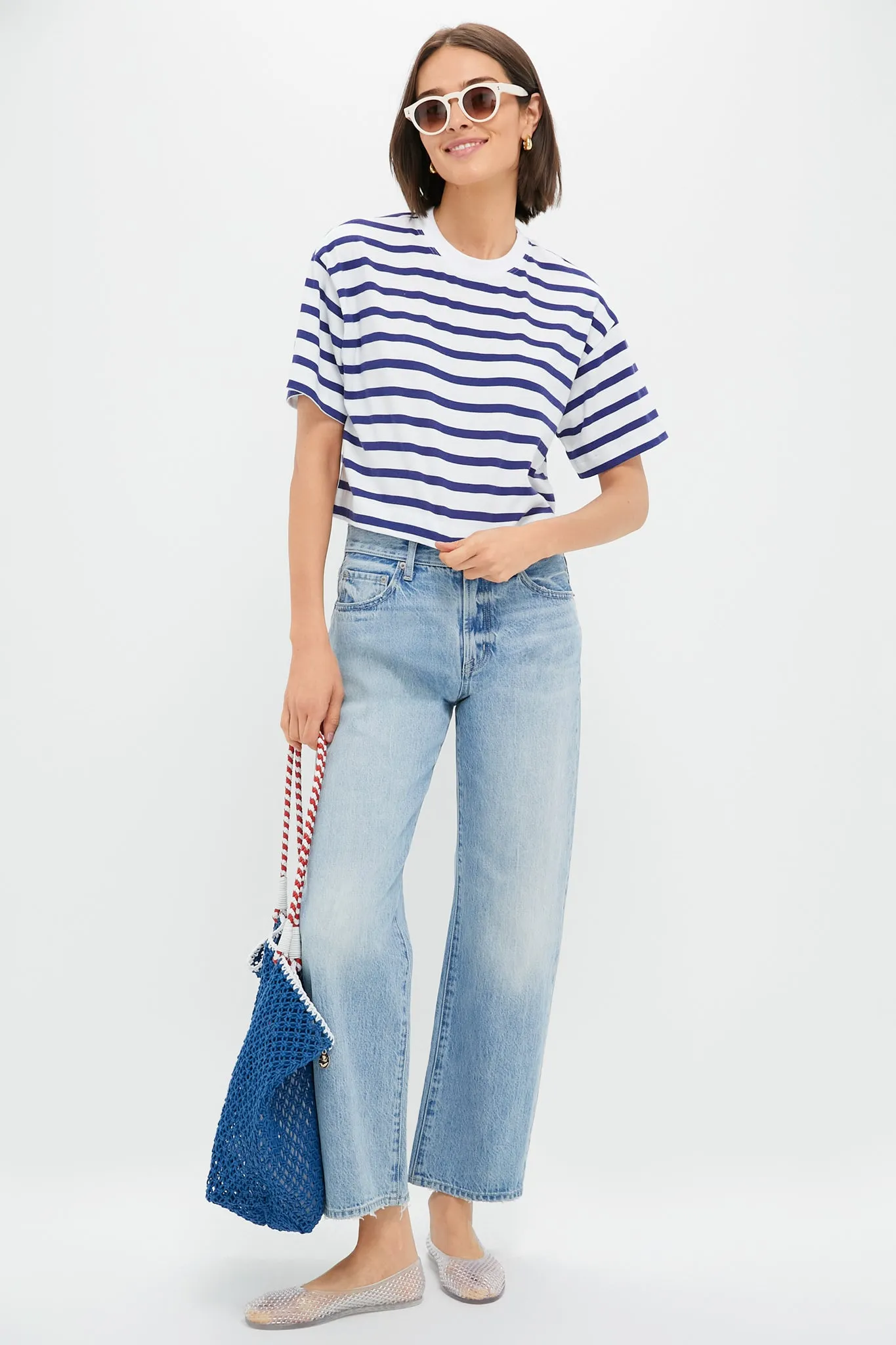 Athens Lexi Mid Rise Bowed Straight sold by Tuckernuck product image thumbnail 2