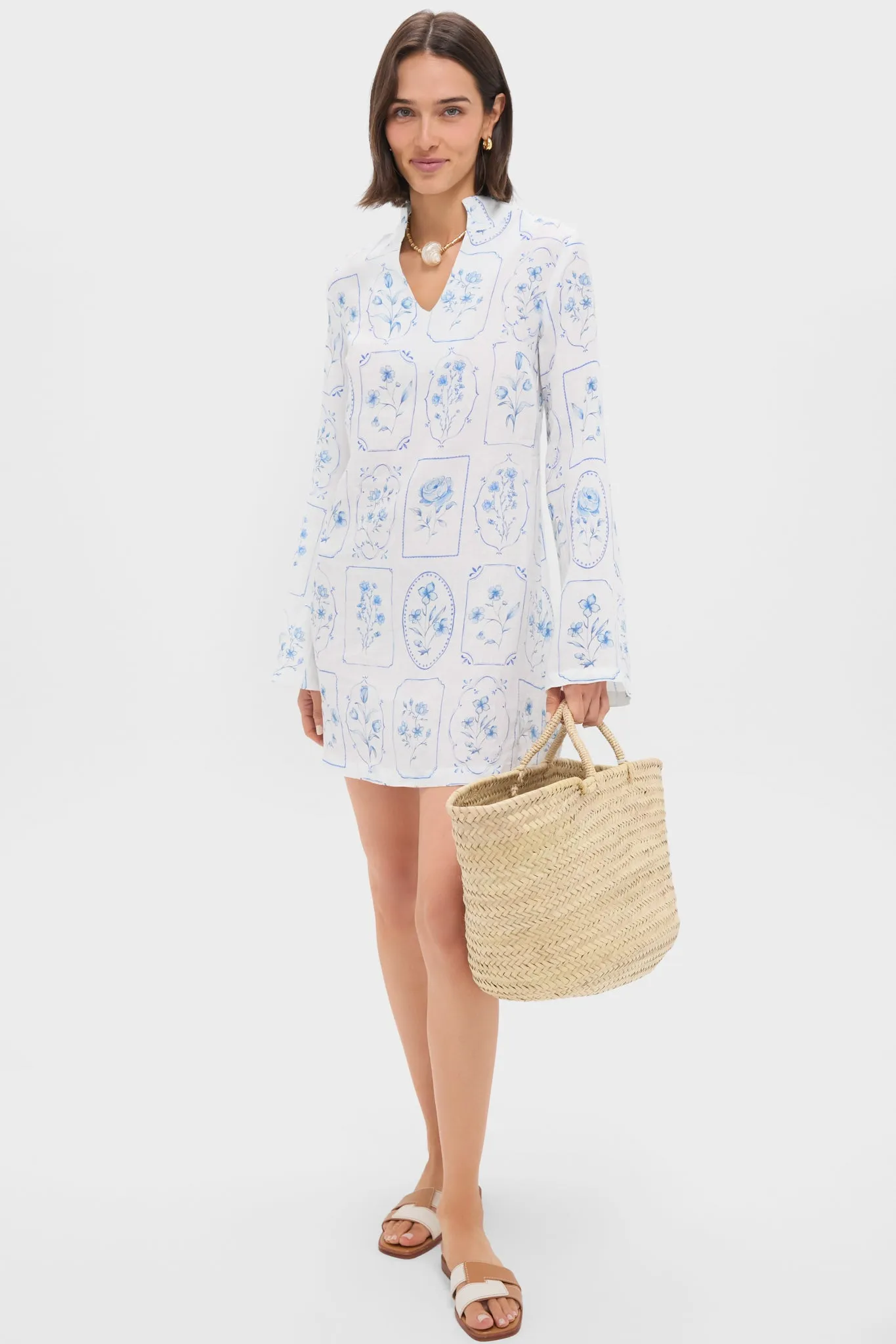 Delft Tile Emma Tunic sold by Tuckernuck product image thumbnail 2