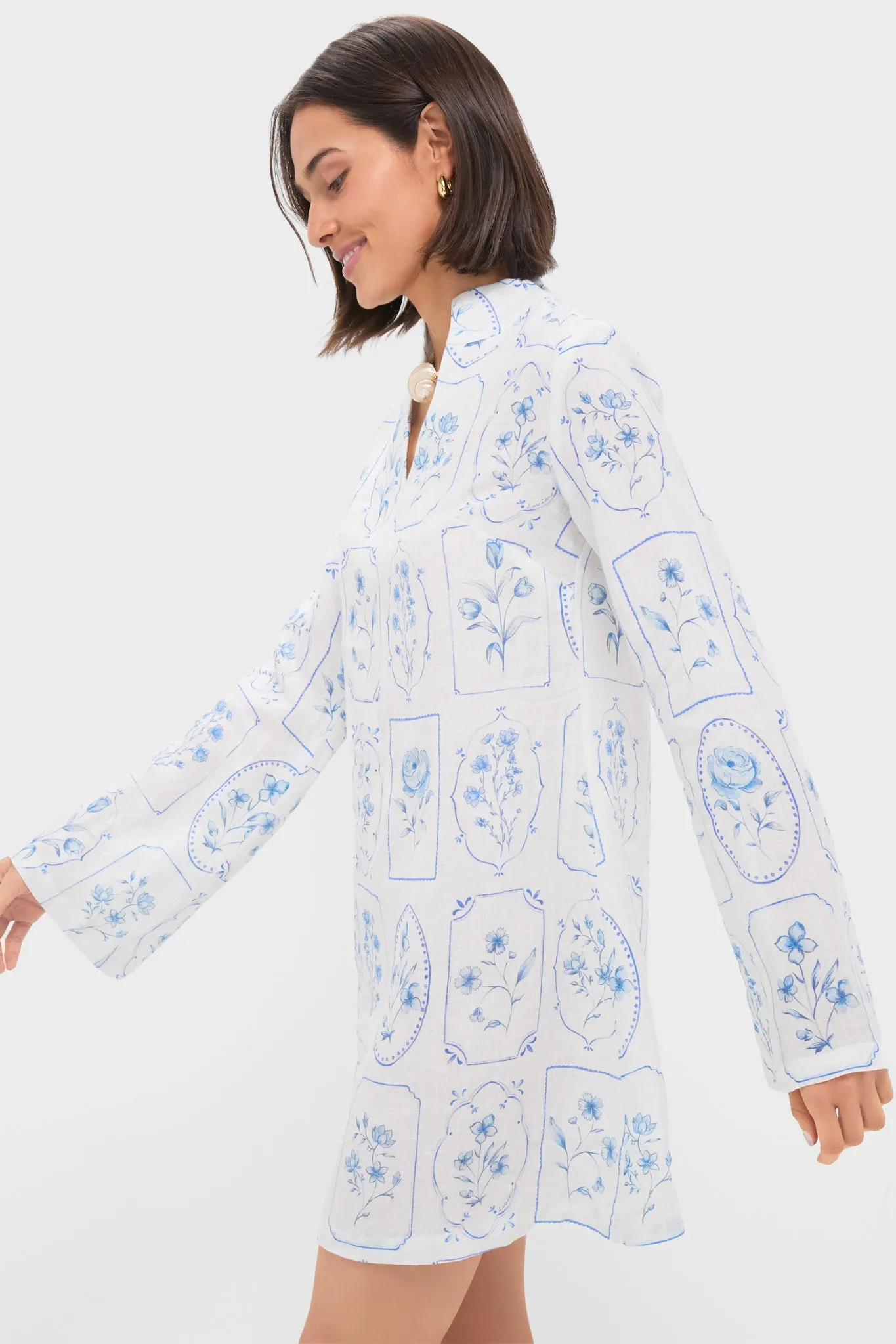 Delft Tile Emma Tunic sold by Tuckernuck product image thumbnail 3