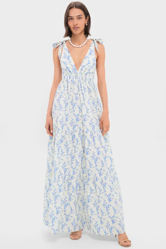 Floral Toile Betsy Dress sold by Tuckernuck