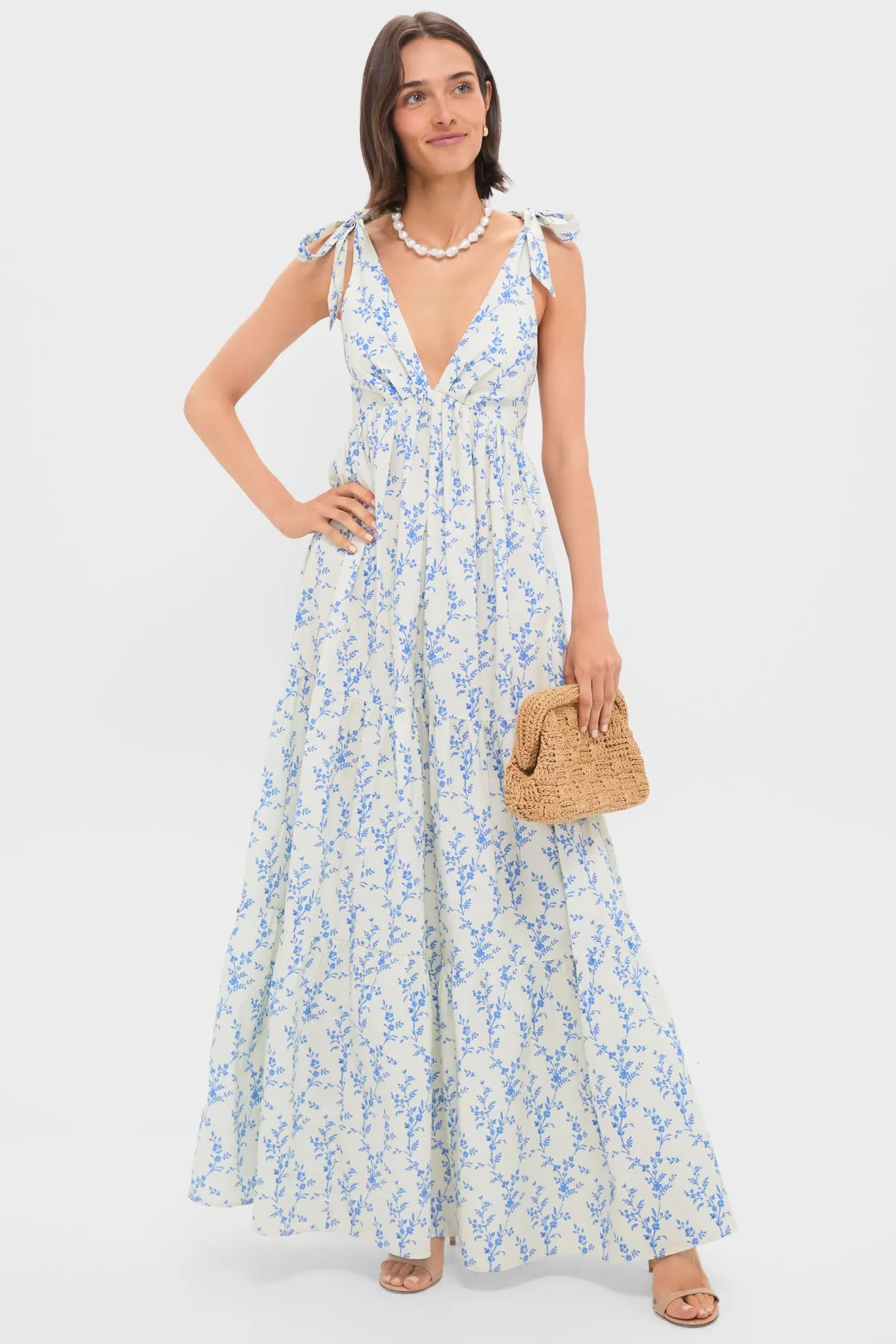 Floral Toile Betsy Dress sold by Tuckernuck product image thumbnail 2