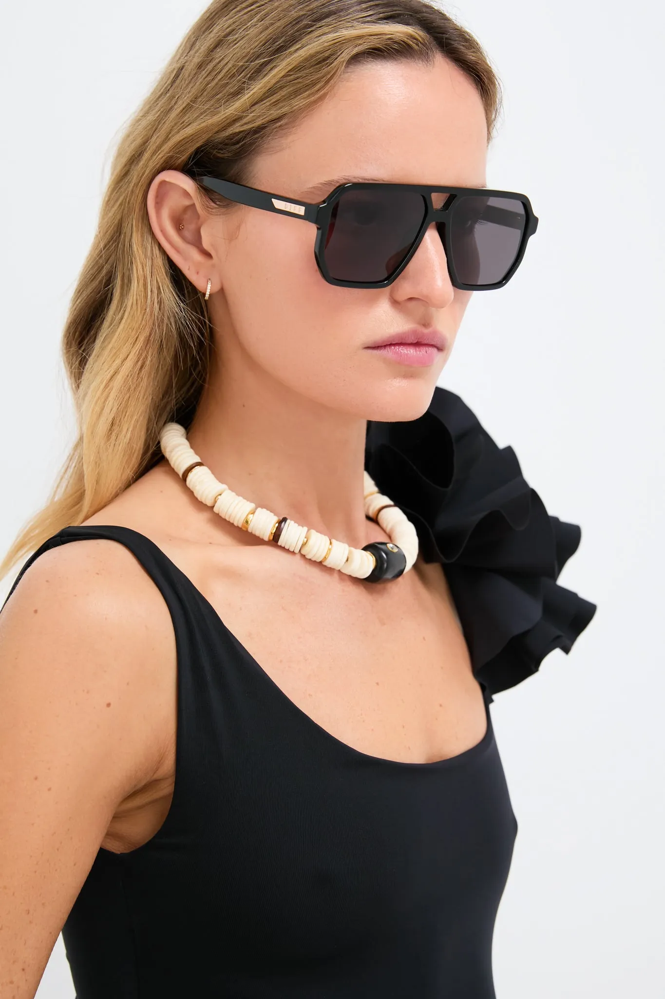 Black Polarized Cameron Sunglasses sold by Tuckernuck product image thumbnail 2