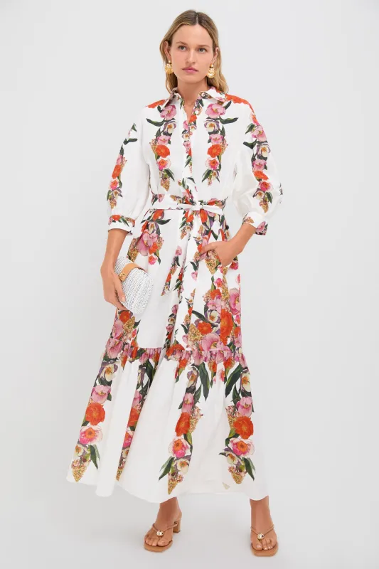 Summer Blooms Bianca Linen Dress sold by Tuckernuck
