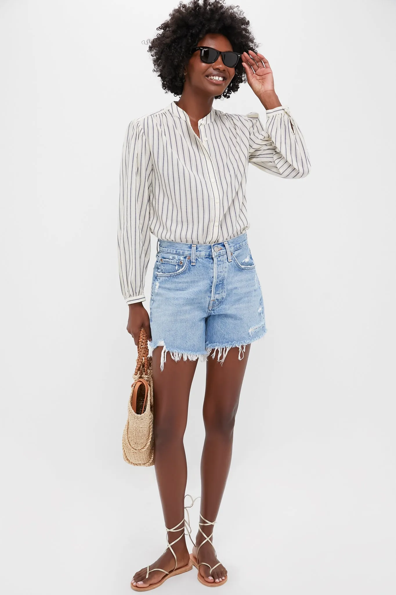 Natural and Blue Ali Top sold by Tuckernuck product image thumbnail 2