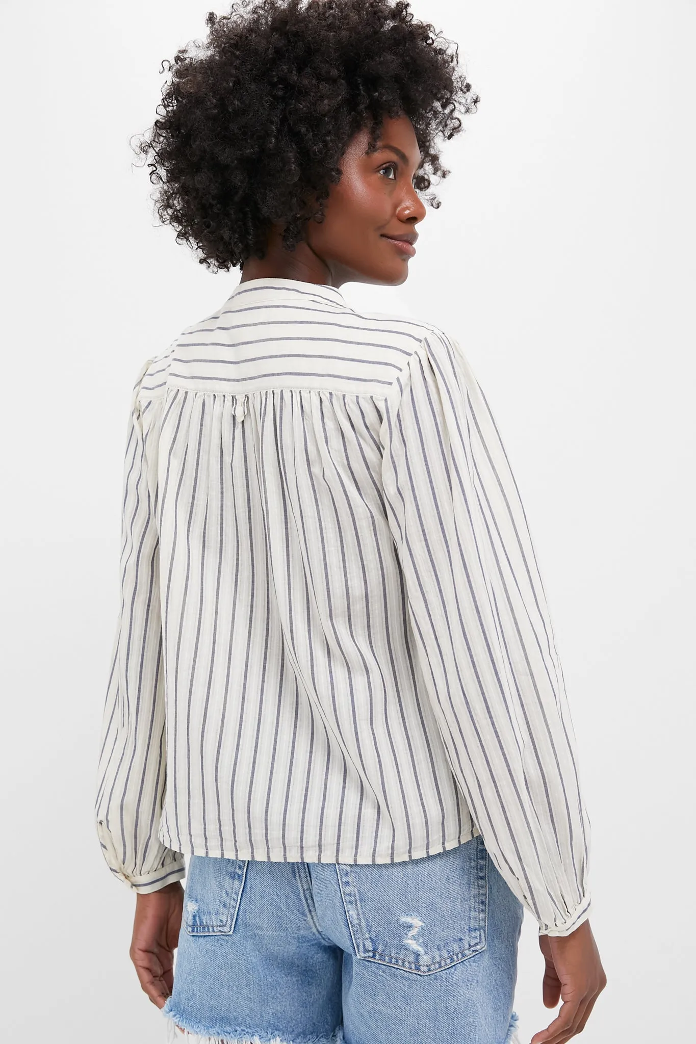 Natural and Blue Ali Top sold by Tuckernuck product image thumbnail 4