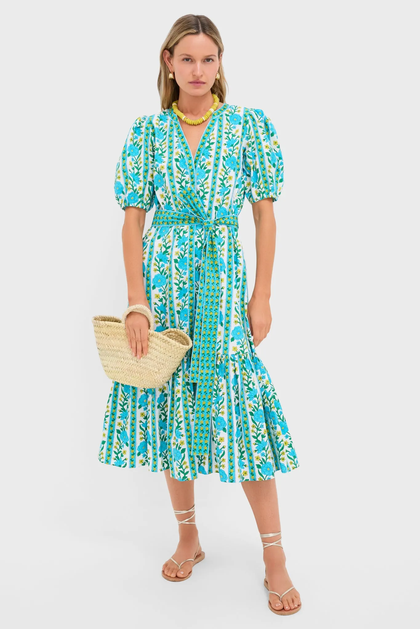 Hibiscus Border Daisy Dress sold by Tuckernuck product image thumbnail 2