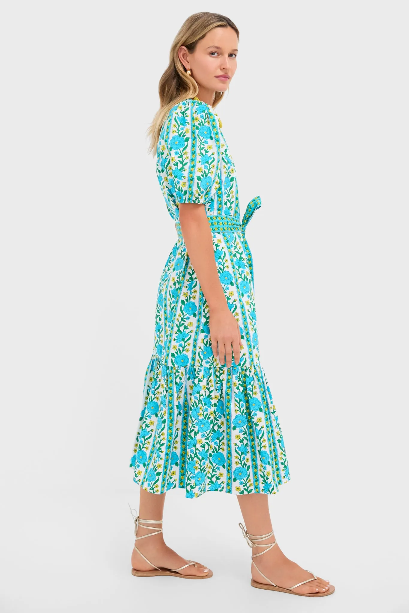 Hibiscus Border Daisy Dress sold by Tuckernuck product image thumbnail 3