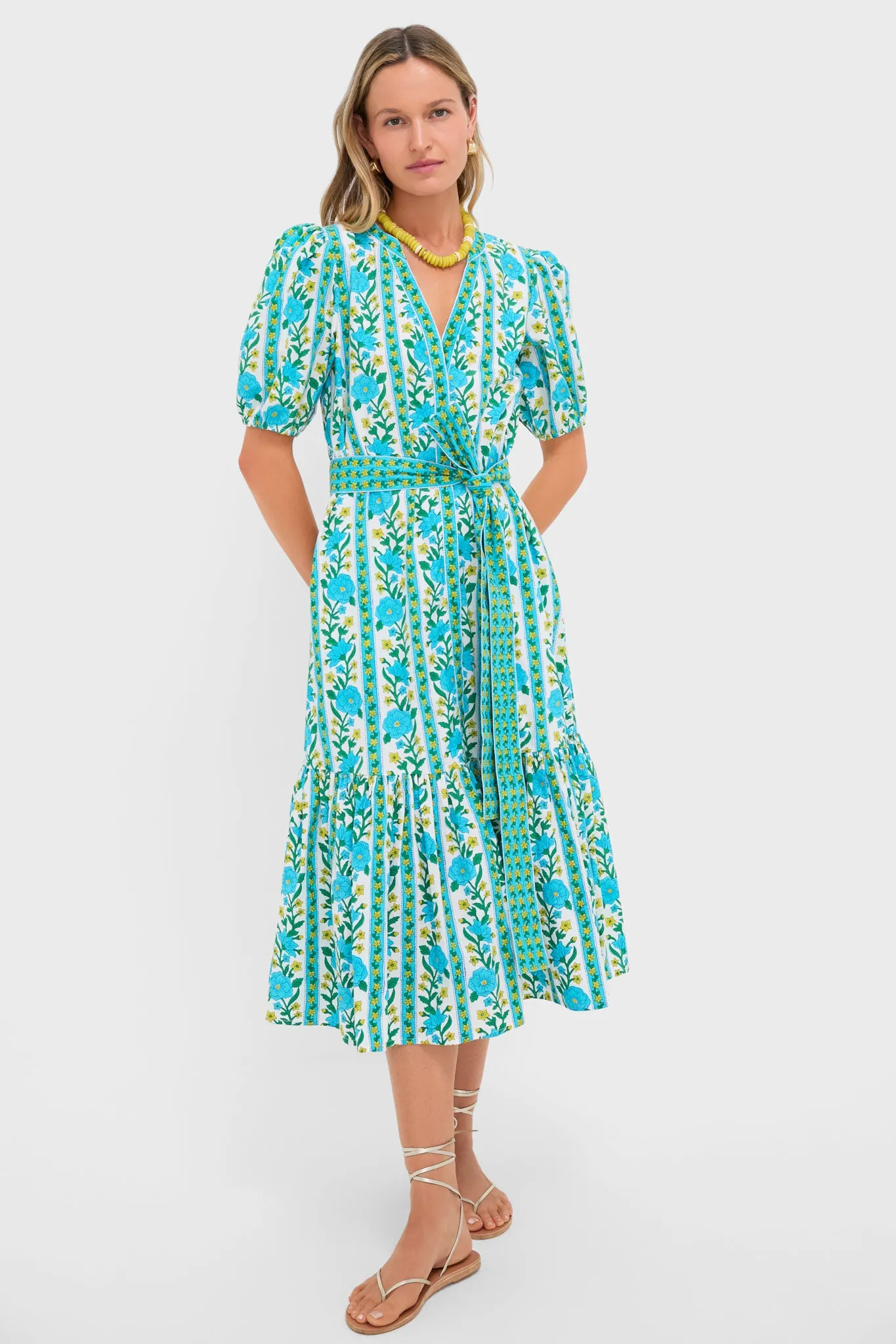 Hibiscus Border Daisy Dress sold by Tuckernuck
