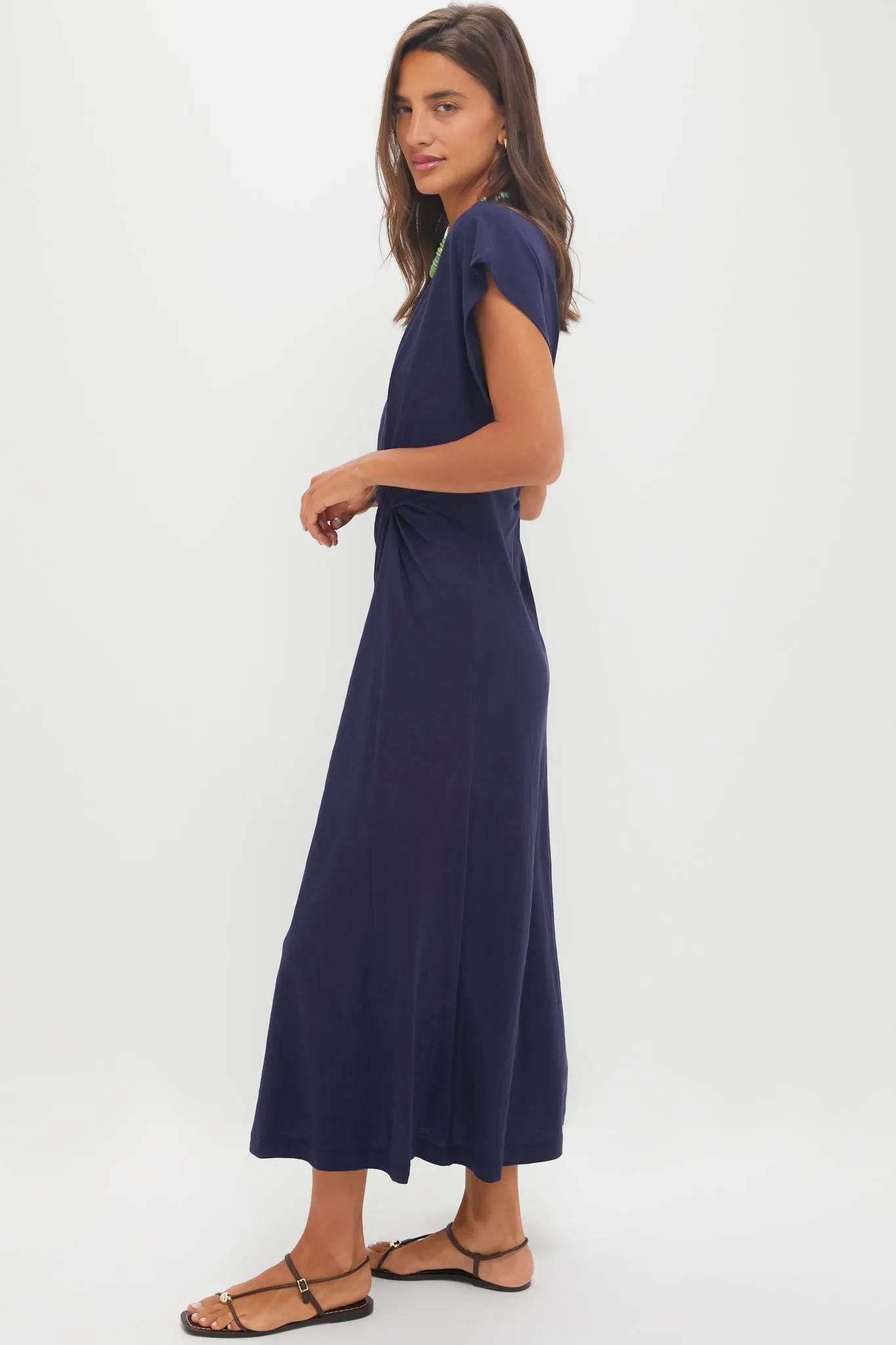 Navy Volta Twist Midi sold by Tuckernuck product image thumbnail 3