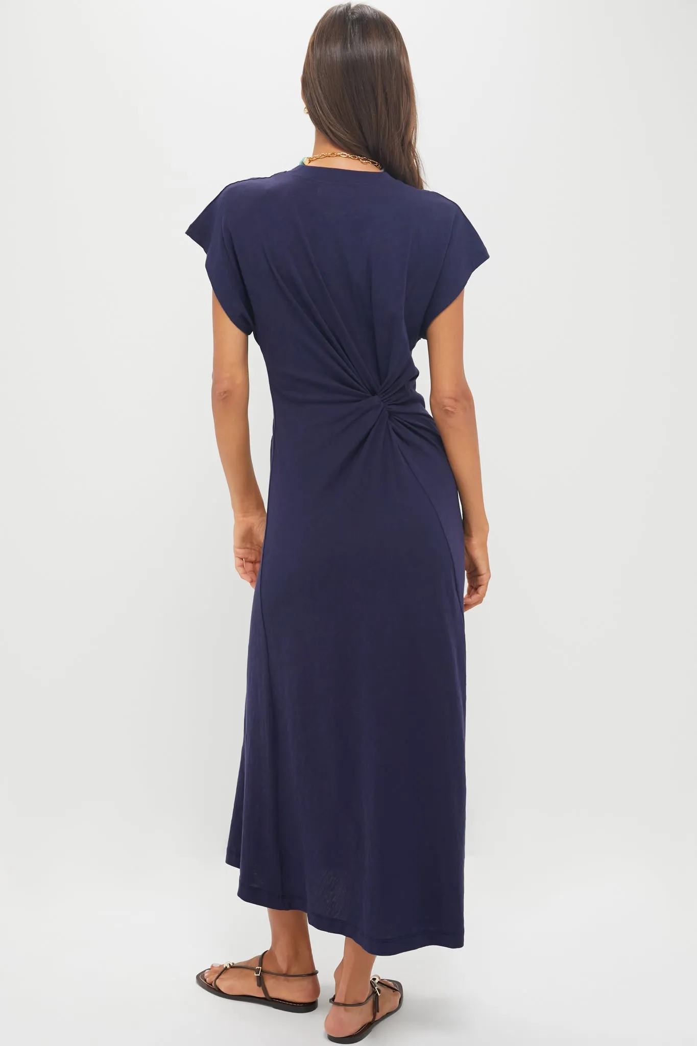 Navy Volta Twist Midi sold by Tuckernuck product image thumbnail 4