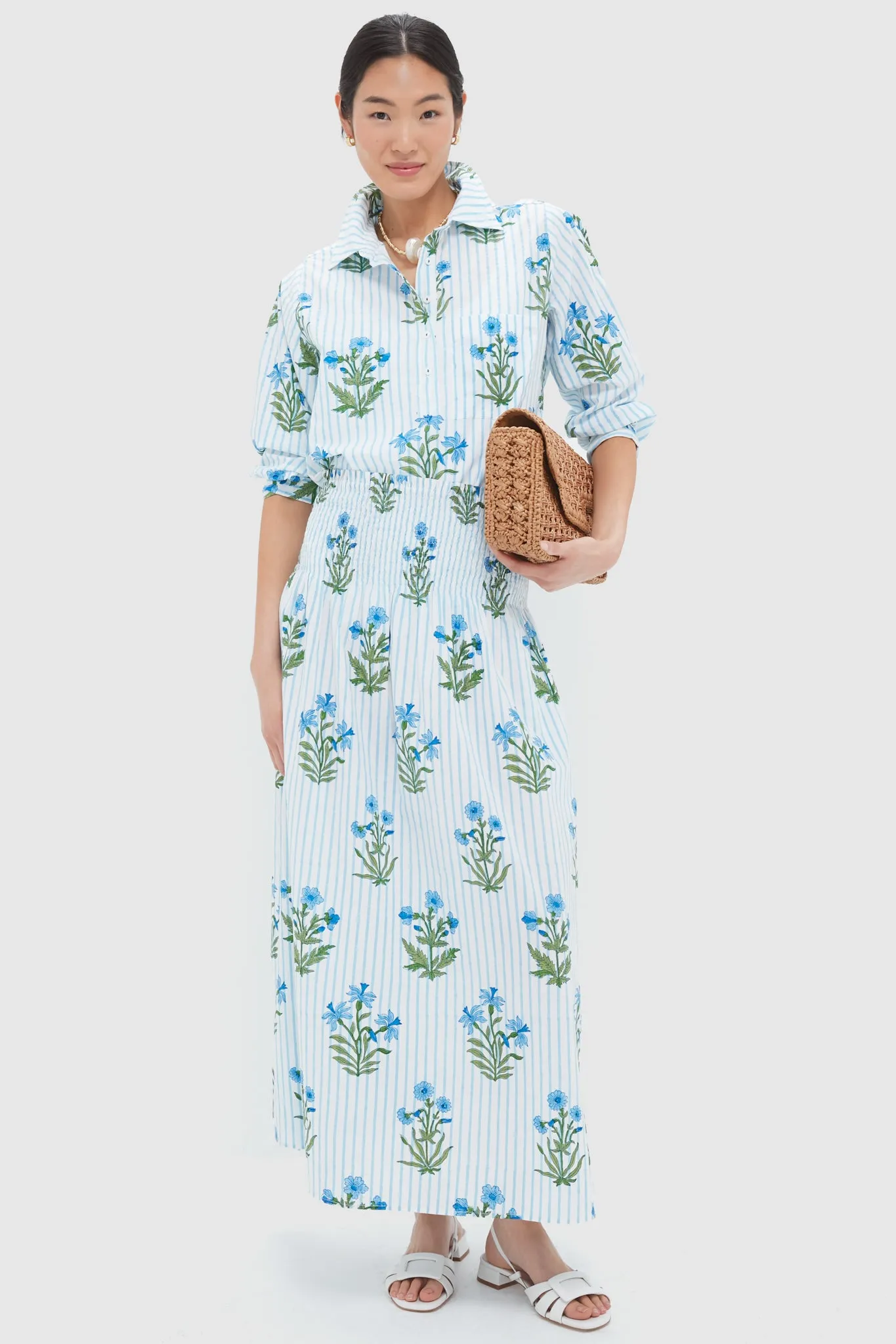 Lily Stripe Alba Shirt sold by Tuckernuck product image thumbnail 2