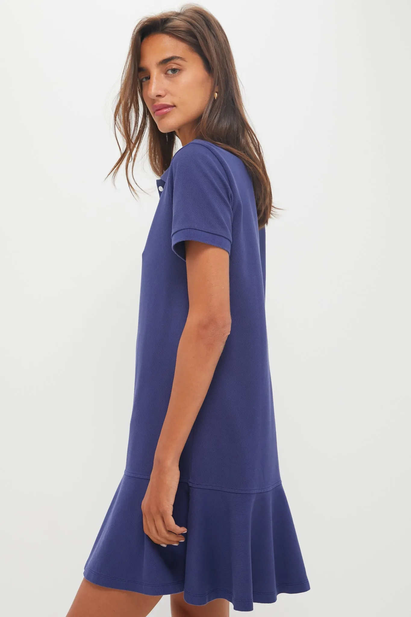 Navy Pique May Polo Dress sold by Tuckernuck product image thumbnail 3