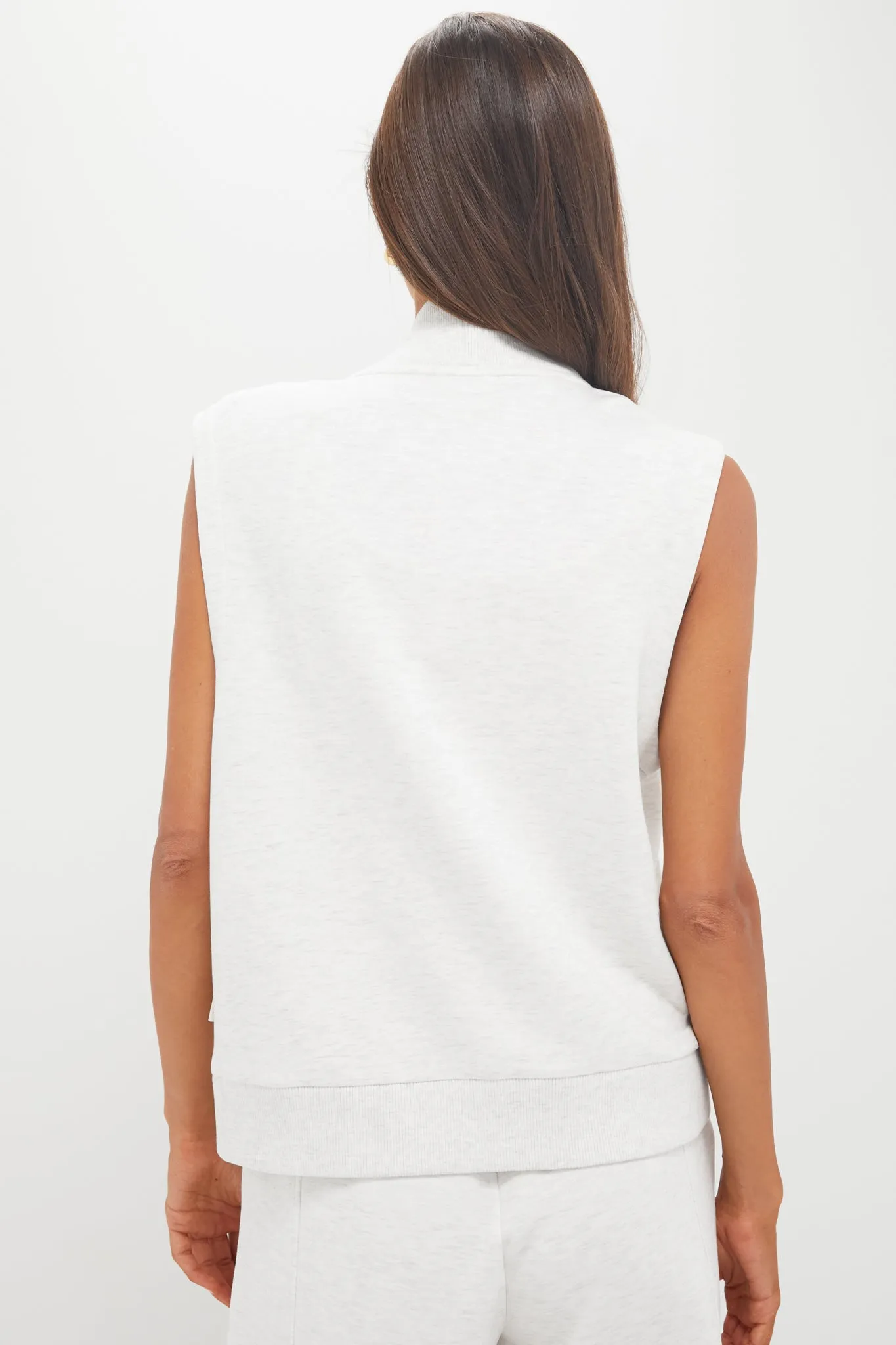 Ivory Marl Vicky Button Gilet sold by Tuckernuck product image thumbnail 4