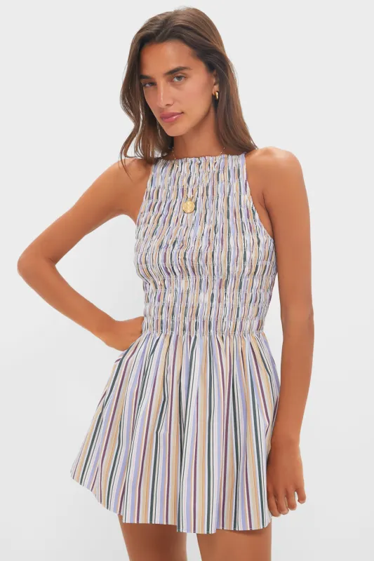 Sifnos Stripe Laia Mini Dress made by Faithfull the Brand