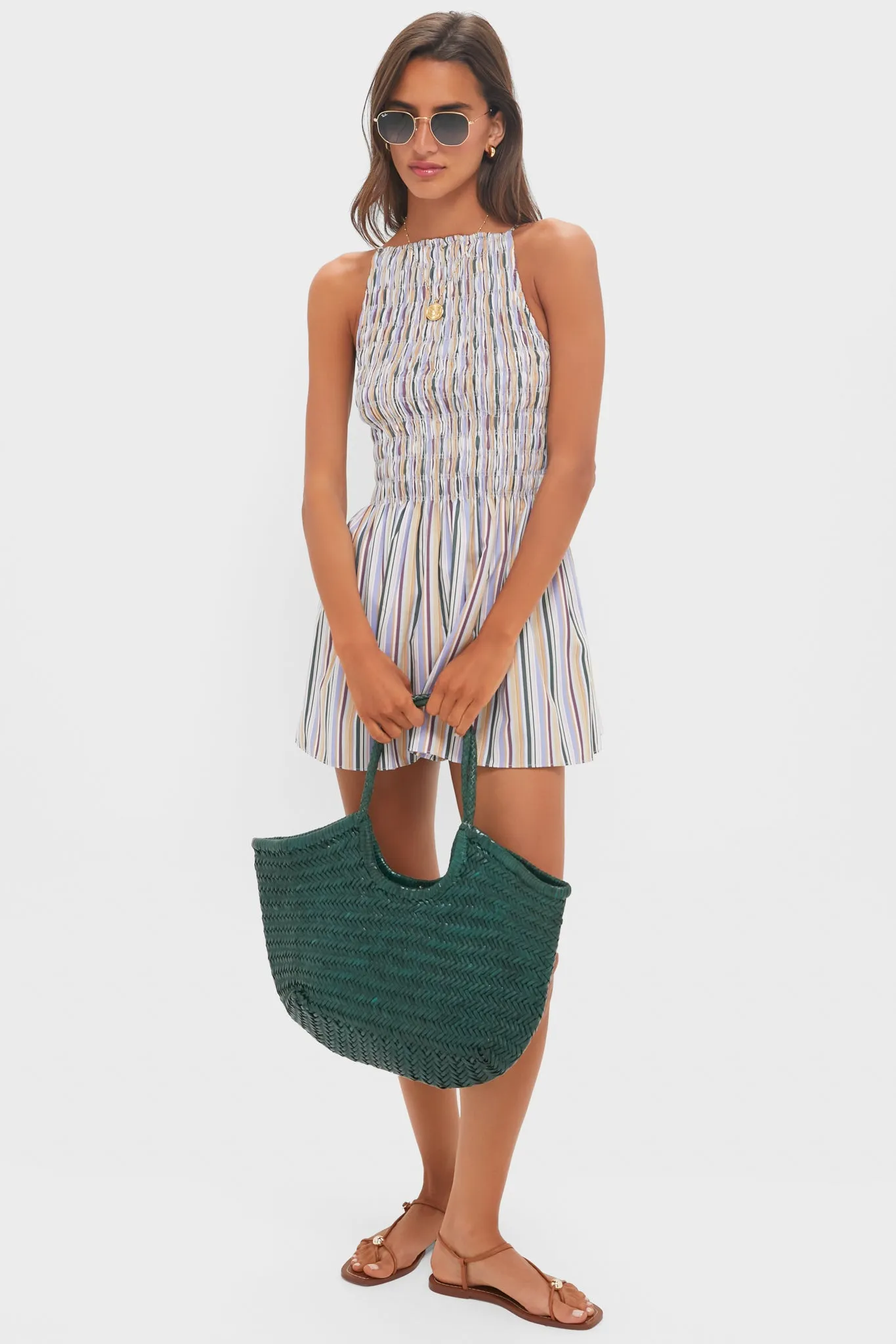 Sifnos Stripe Laia Mini Dress sold by Tuckernuck product image thumbnail 2