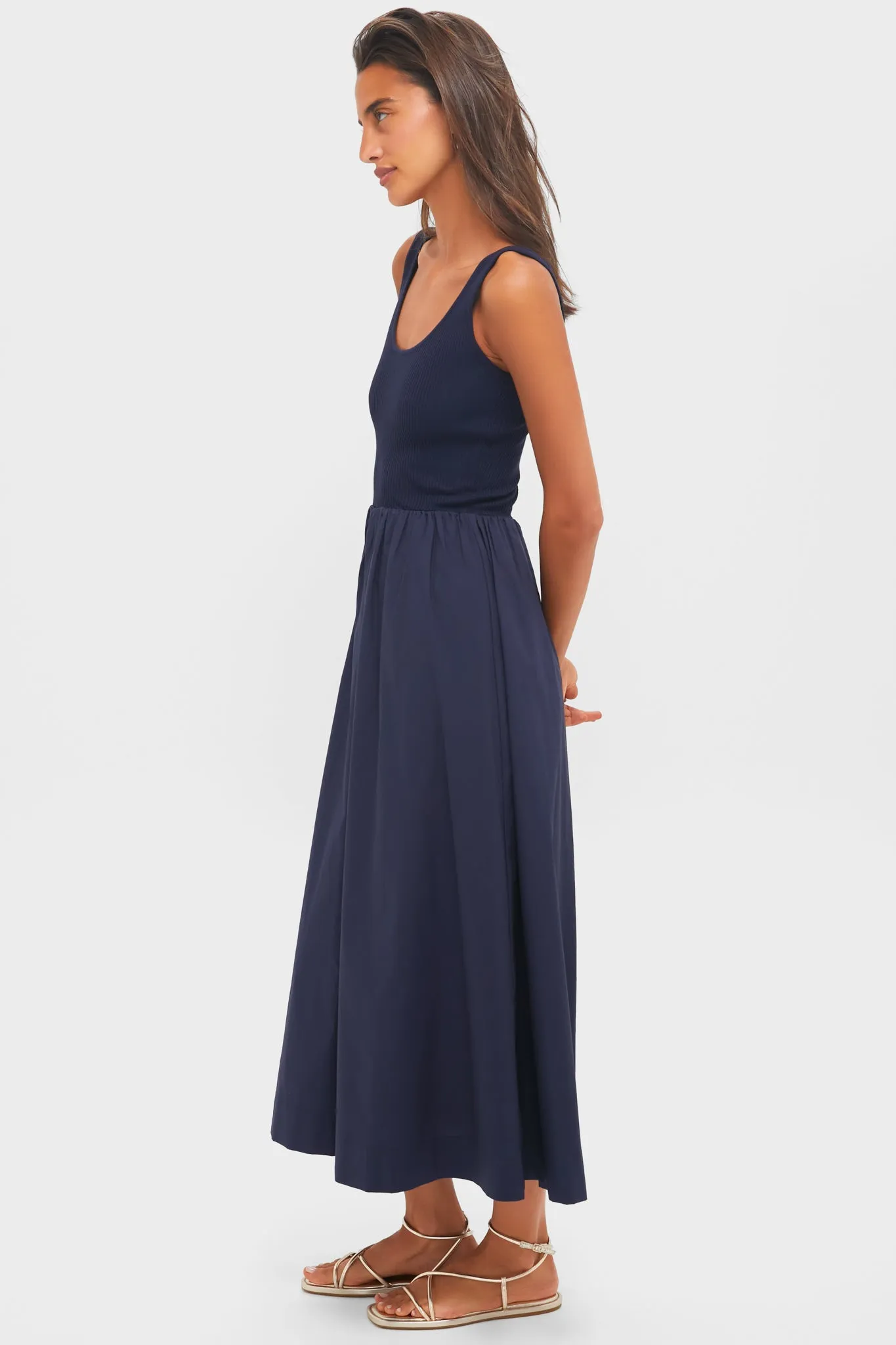 Navy Tank Midi Dress sold by Tuckernuck product image thumbnail 3