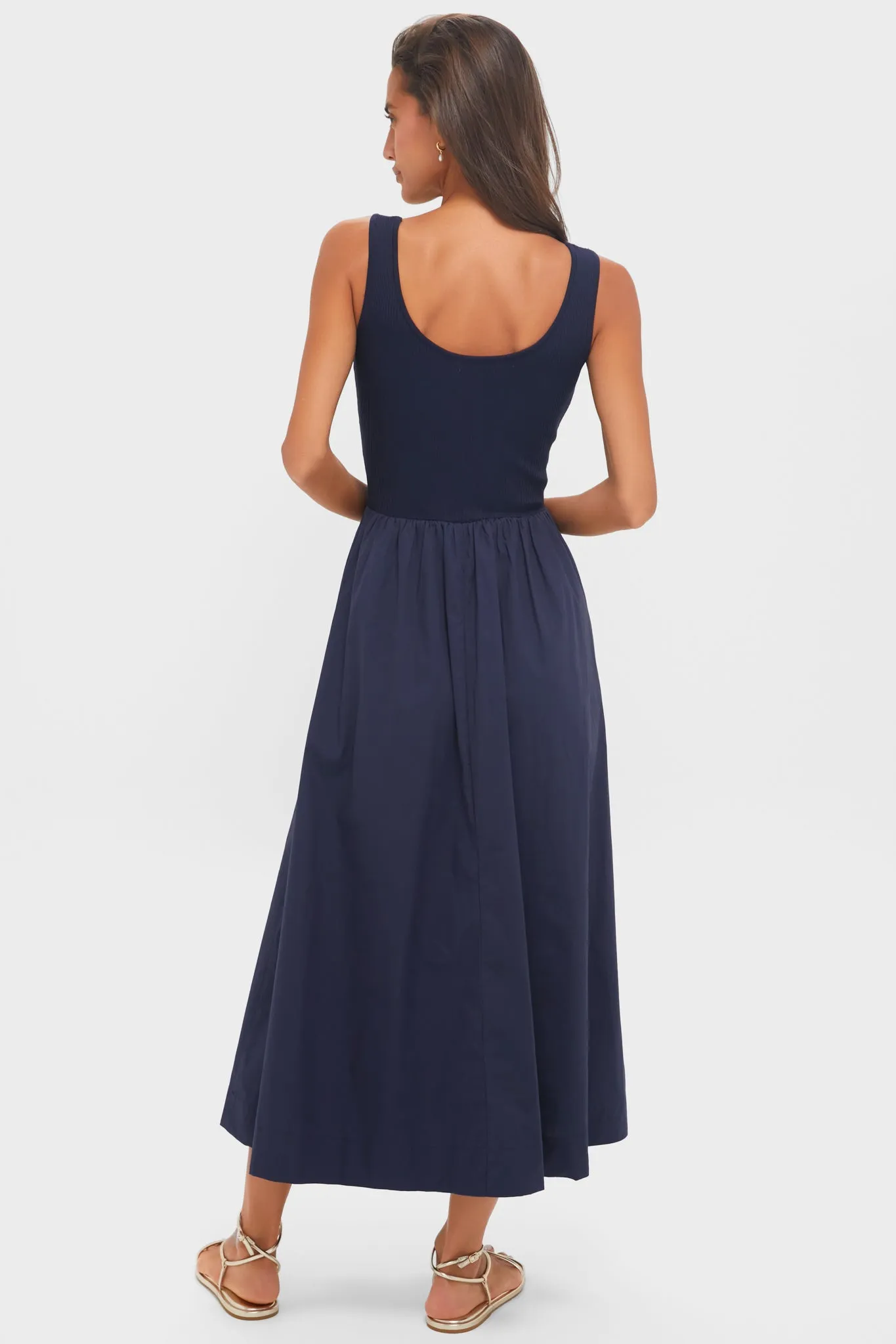 Navy Tank Midi Dress sold by Tuckernuck product image thumbnail 4