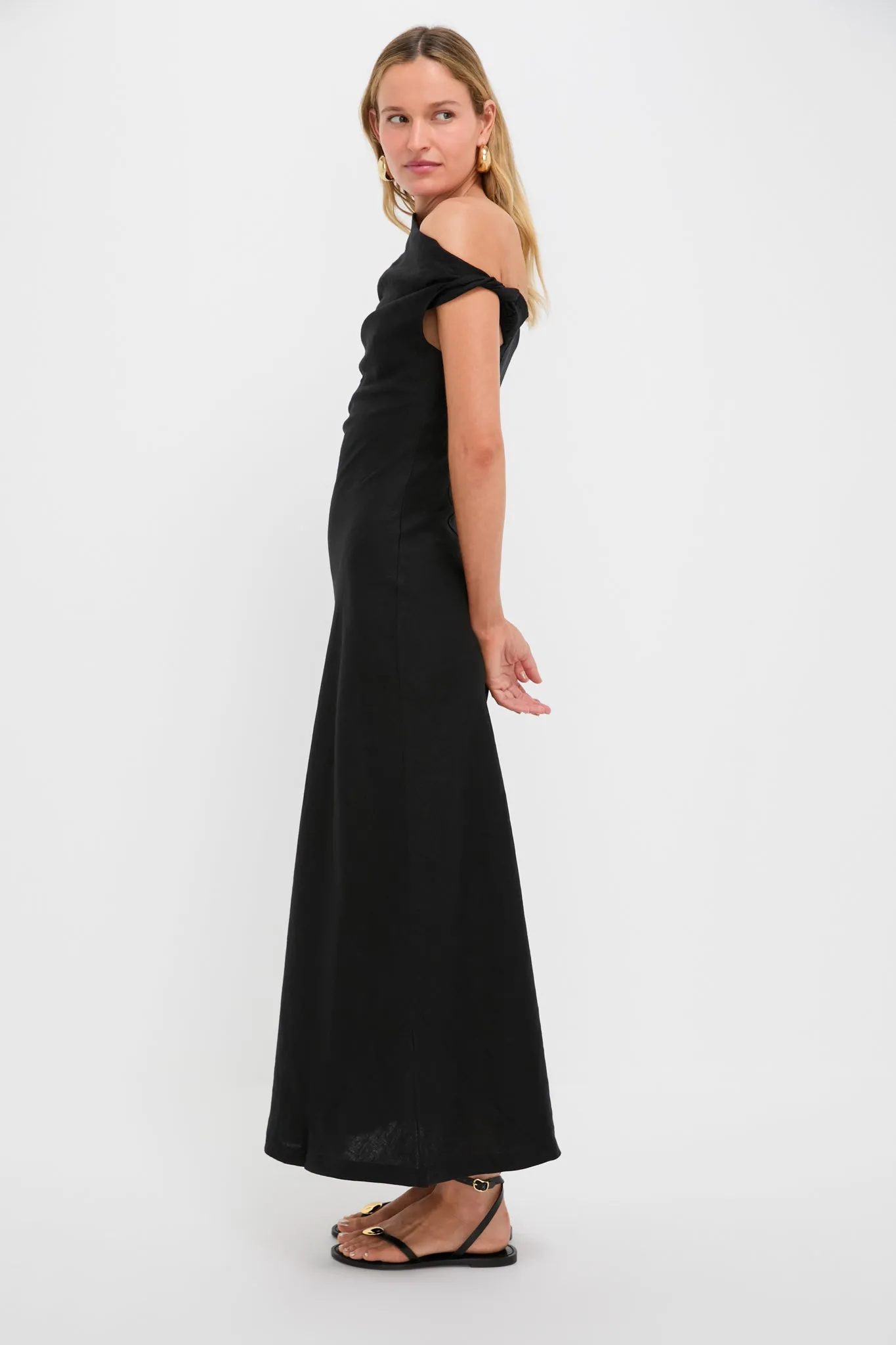 Black Suis Midi Dress sold by Tuckernuck product image thumbnail 3