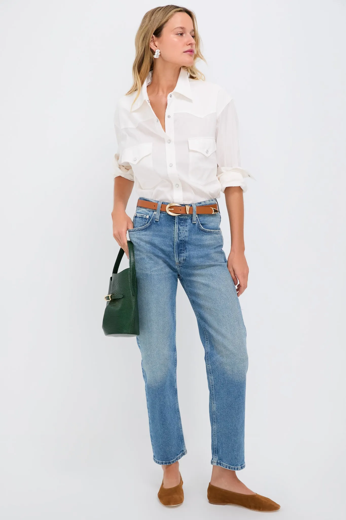 Tan and Gold Marisa Belt sold by Tuckernuck product image thumbnail 3