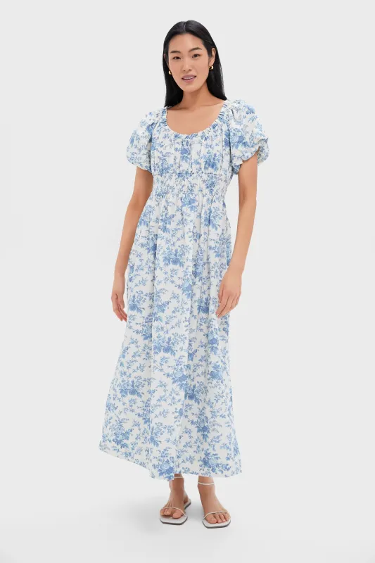 Forget Me Not Floral Adria Dress made by Tuckernuck