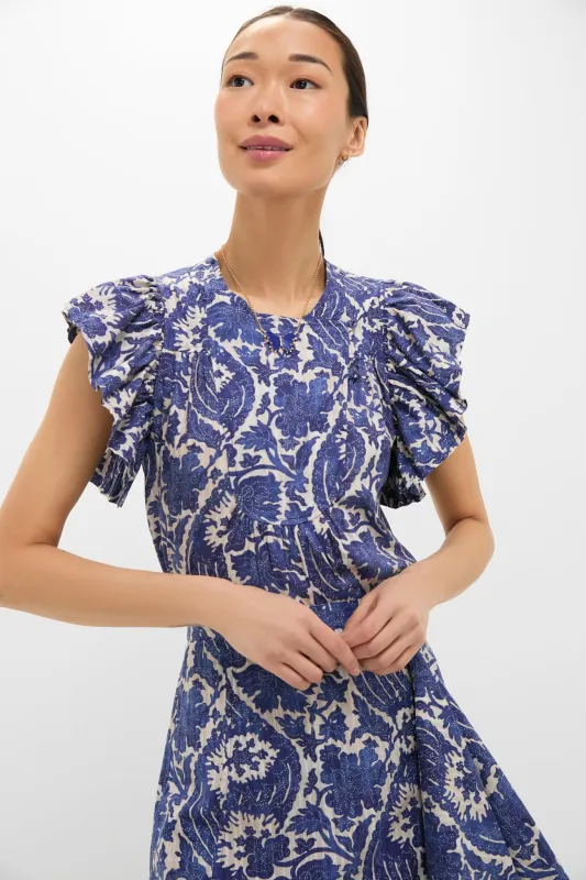 Ocean Sienna Flutter Sleeve Top sold by Tuckernuck