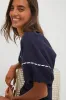 Navy with Striped Piping Keel Mini Dress sold by Tuckernuck