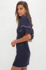 Navy with Striped Piping Keel Mini Dress sold by Tuckernuck
