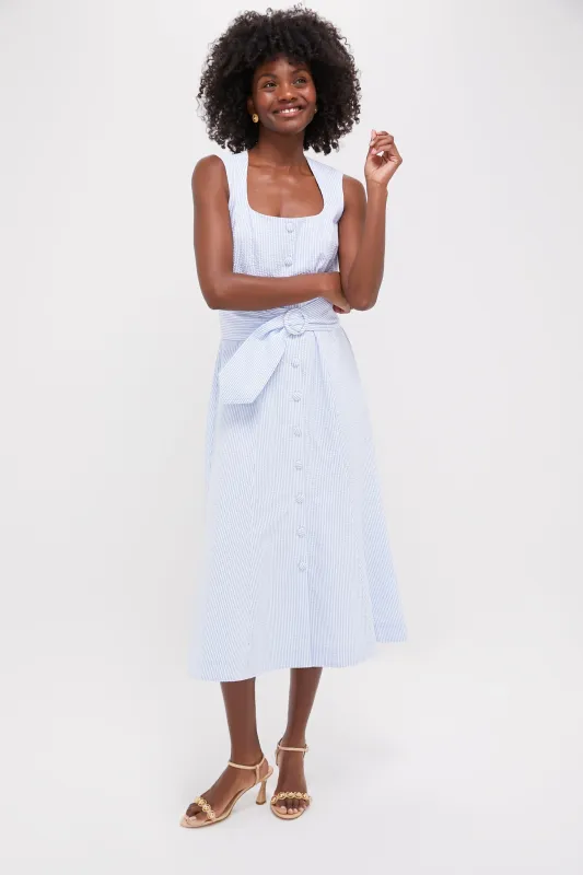 Blue Seersucker Delta Dress sold by Tuckernuck