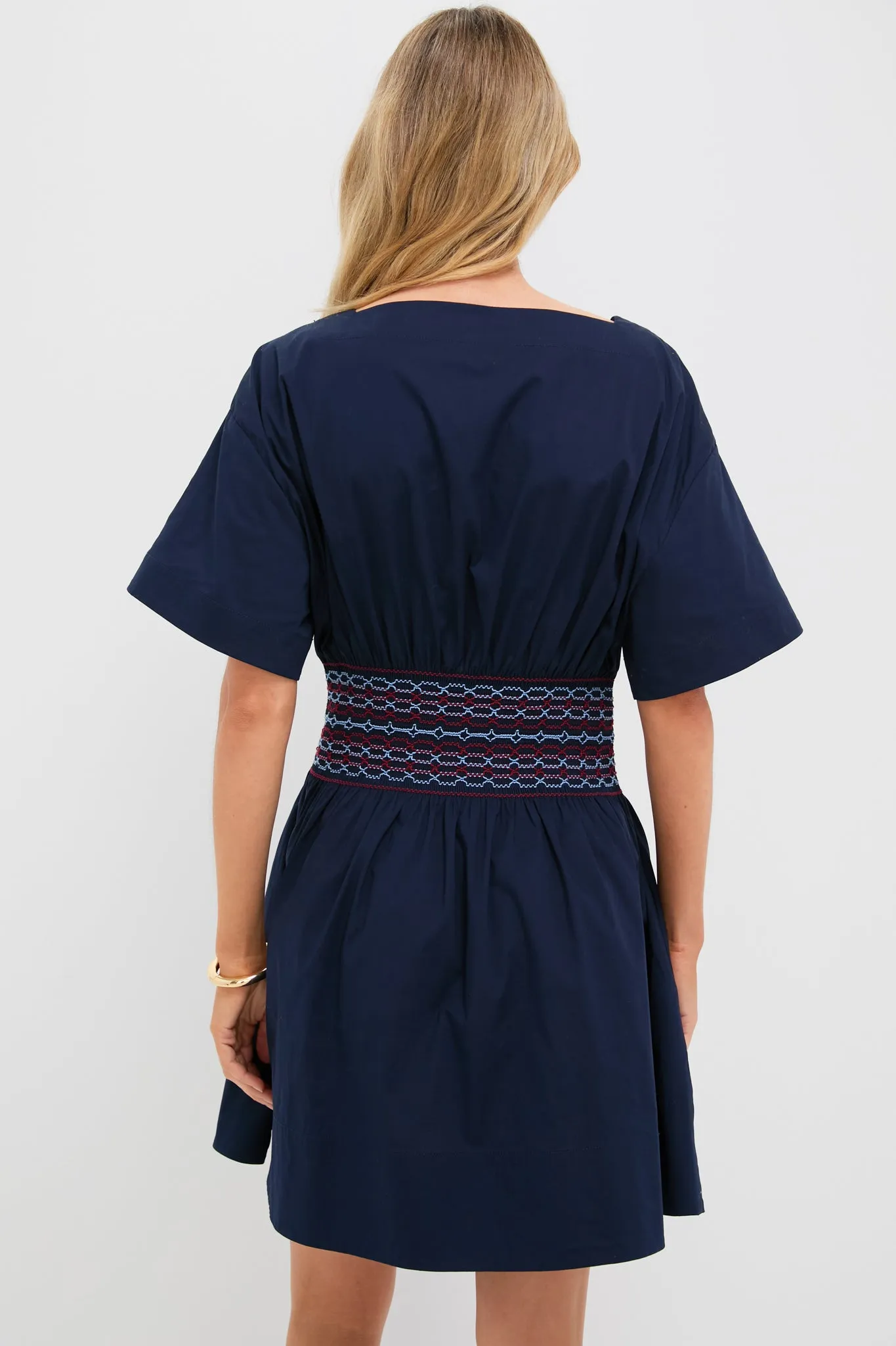 Navy Amy Mini Dress sold by Tuckernuck product image thumbnail 5