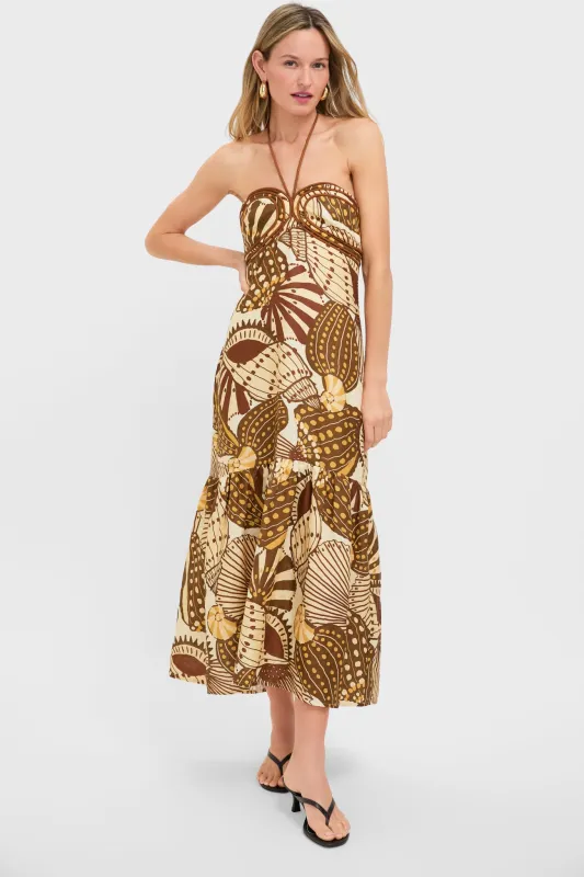 Shell Mix Sand Sleeveless Maxi Dress sold by Tuckernuck