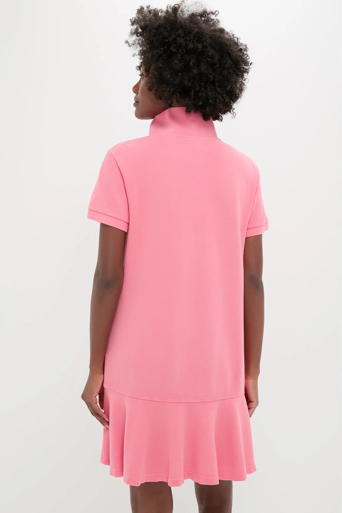 Washed Pink Pique May Polo Dress sold by Tuckernuck product image thumbnail 4