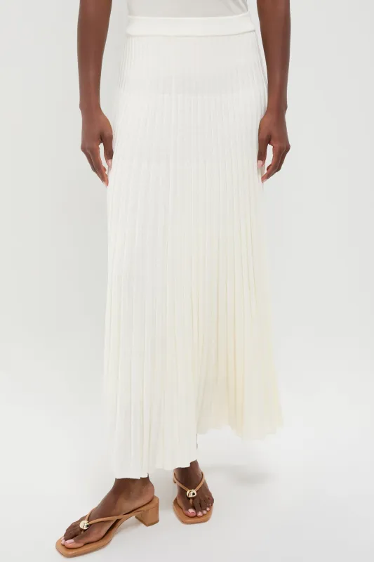 Ivory Knit Kenley Skirt sold by Tuckernuck