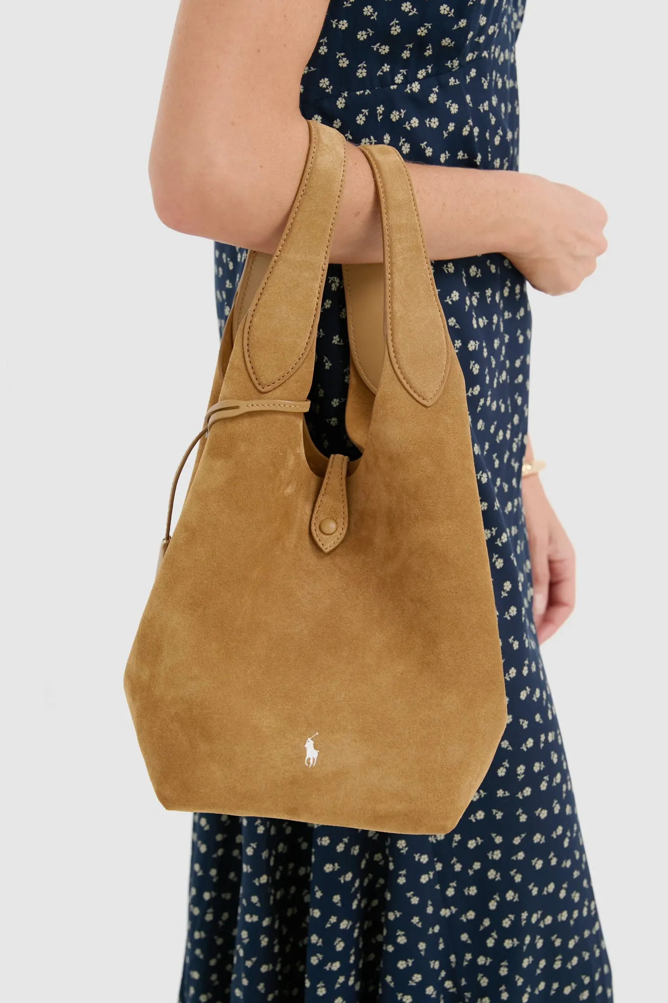 Caramel Medium Suede Tote sold by Tuckernuck product image thumbnail 3