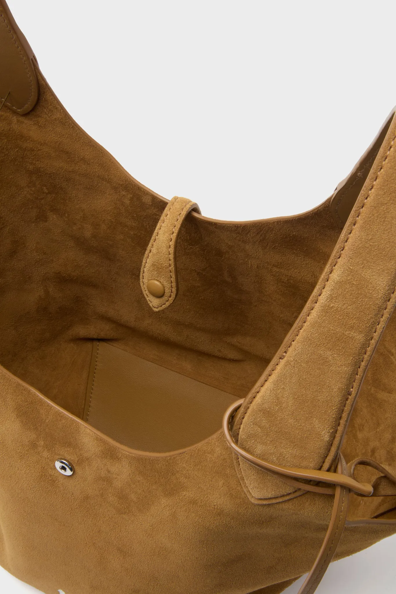Caramel Medium Suede Tote sold by Tuckernuck product image thumbnail 5