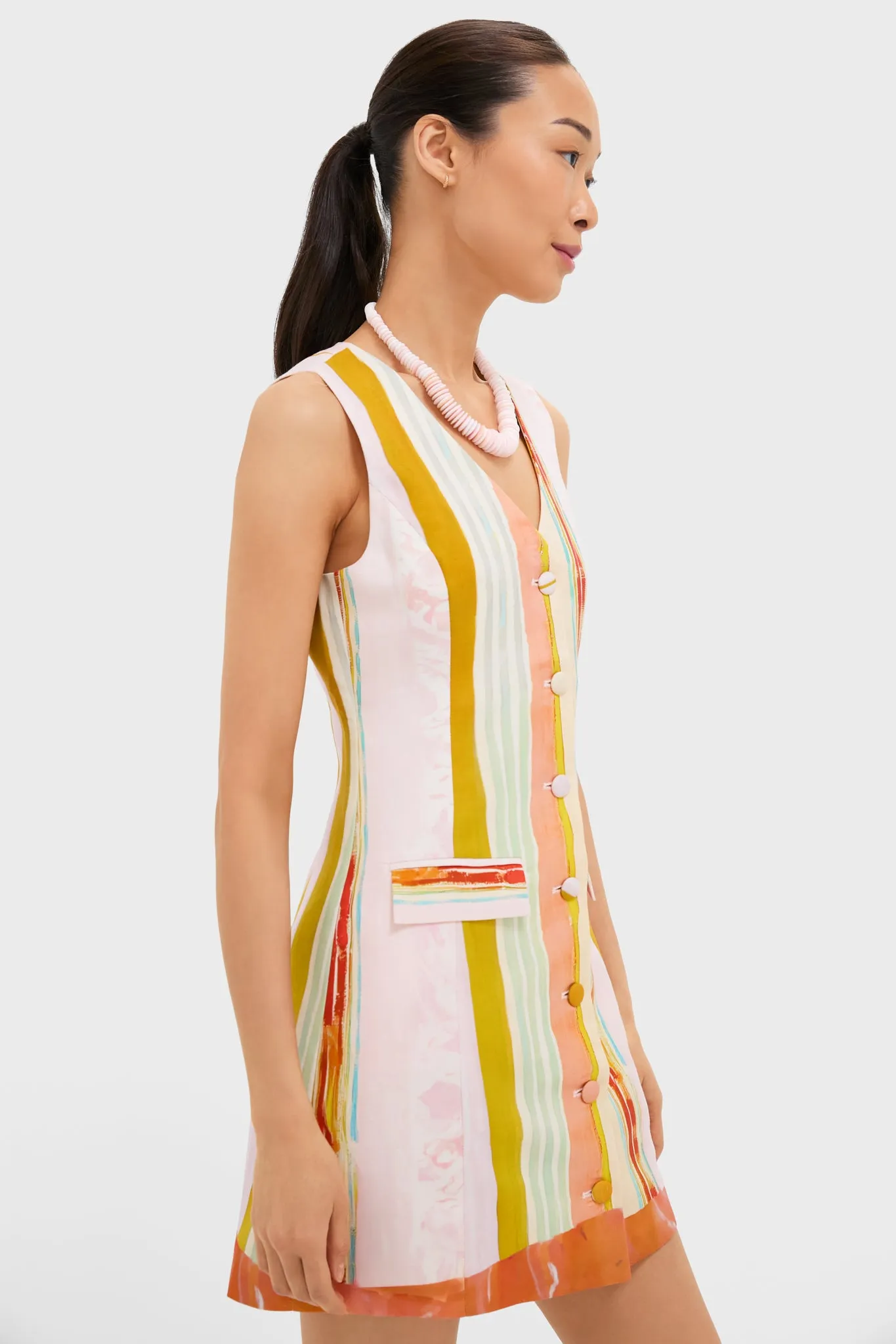Abstract Stripe Suni Dress sold by Tuckernuck product image thumbnail 3