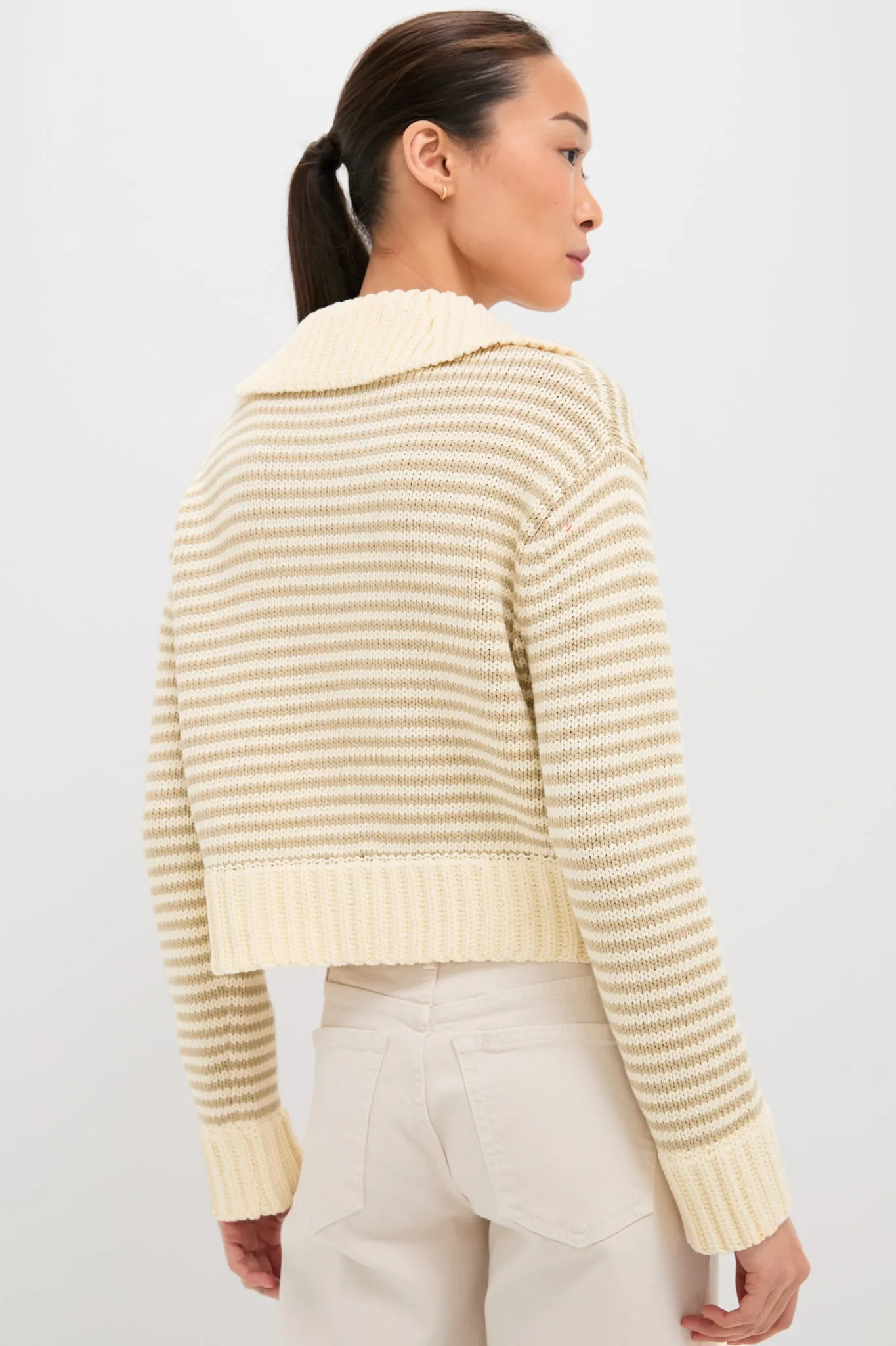Striped Doro Henley Sweater sold by Tuckernuck product image thumbnail 4