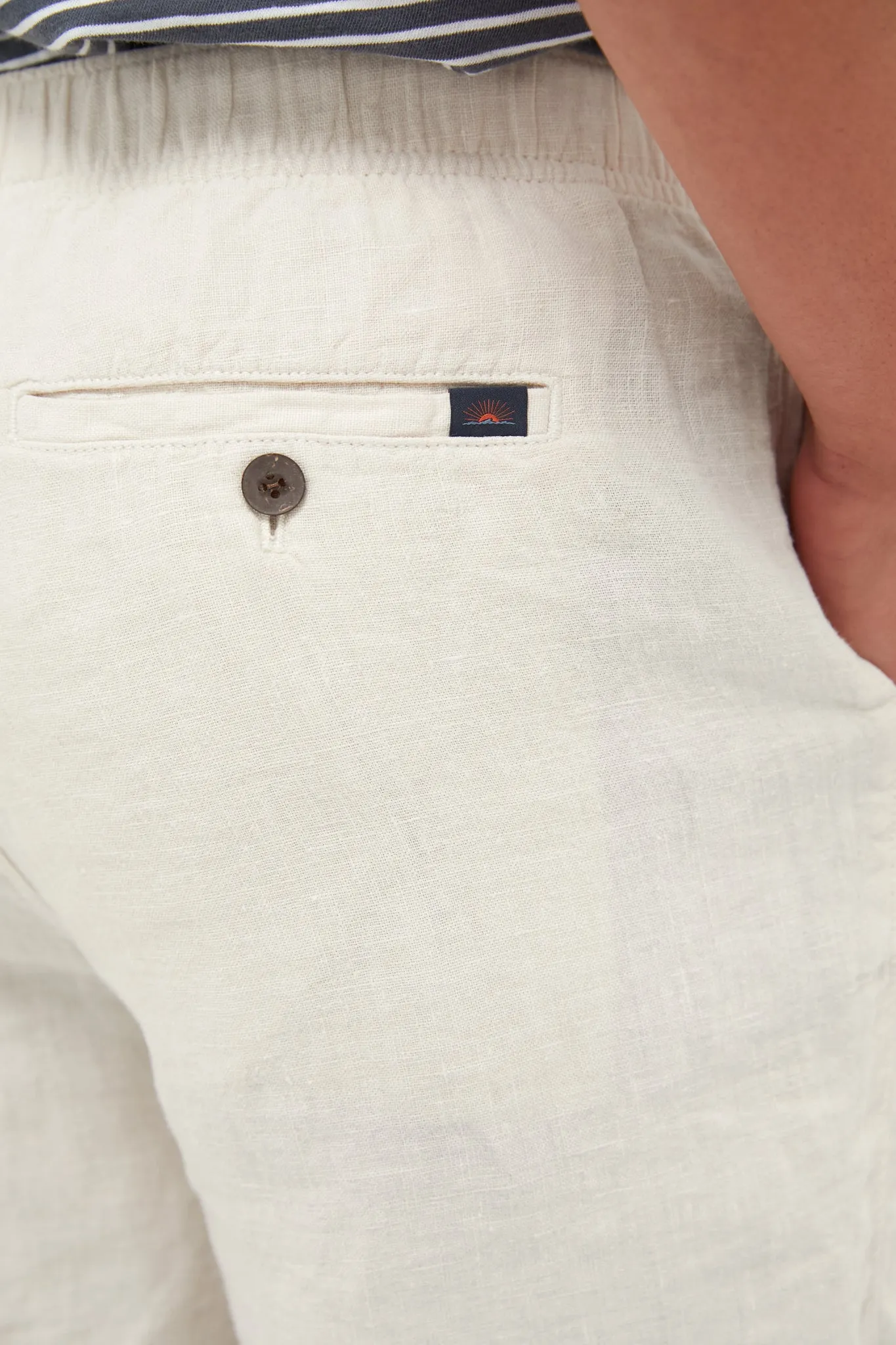 Weathered Sand Essential Linen Short sold by Tuckernuck product image thumbnail 5