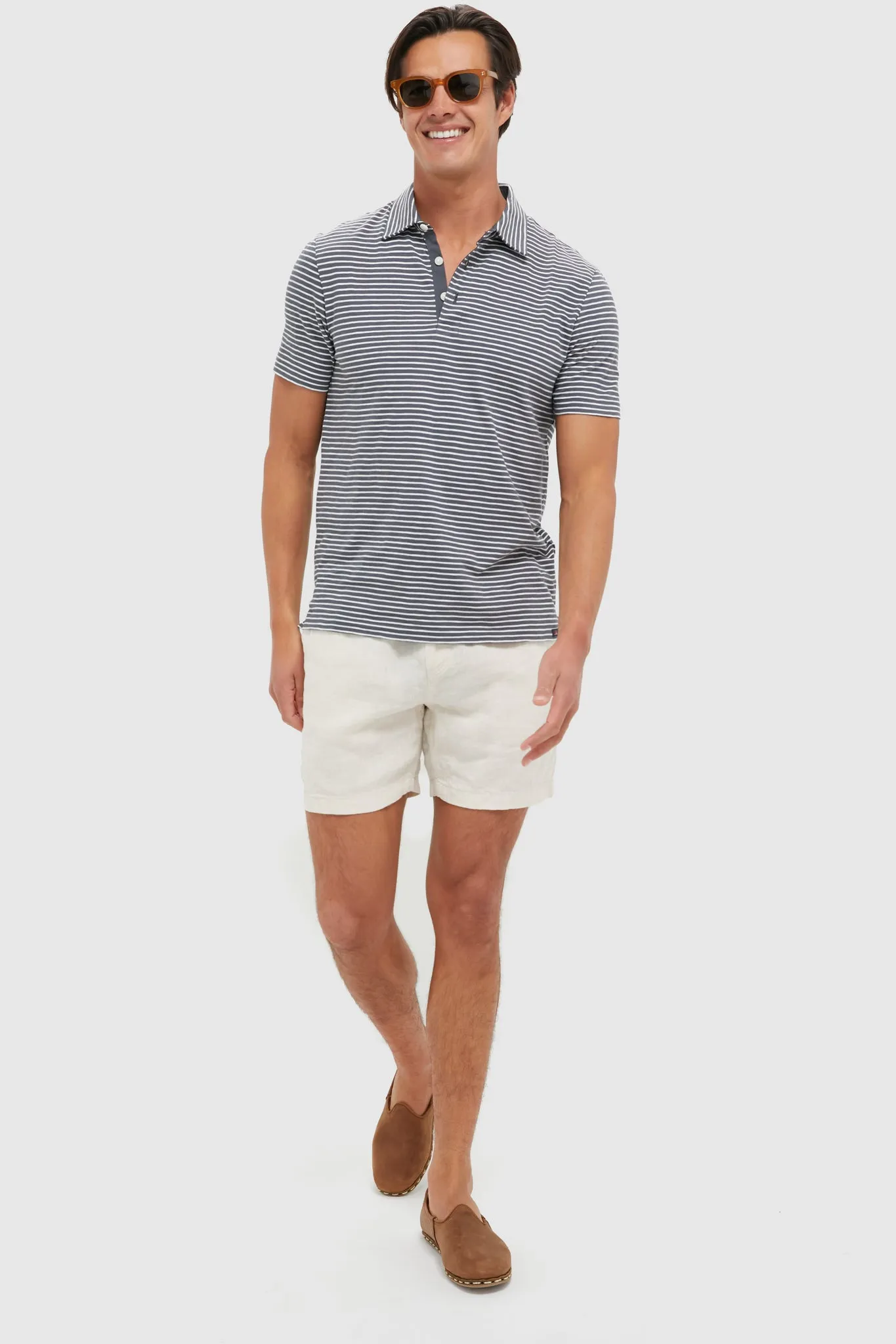 Weathered Sand Essential Linen Short sold by Tuckernuck product image thumbnail 2