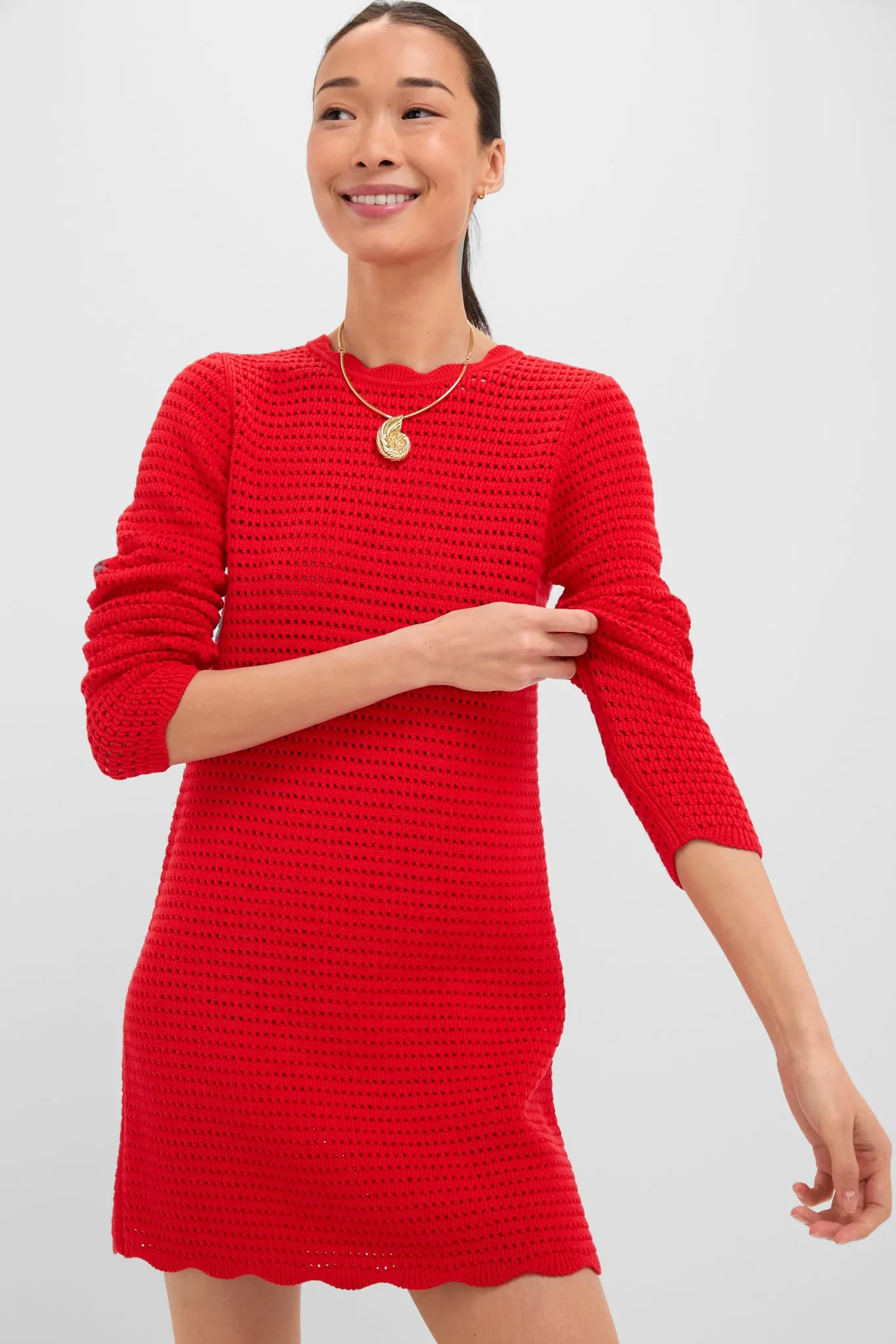 Red Faro Dress sold by Tuckernuck