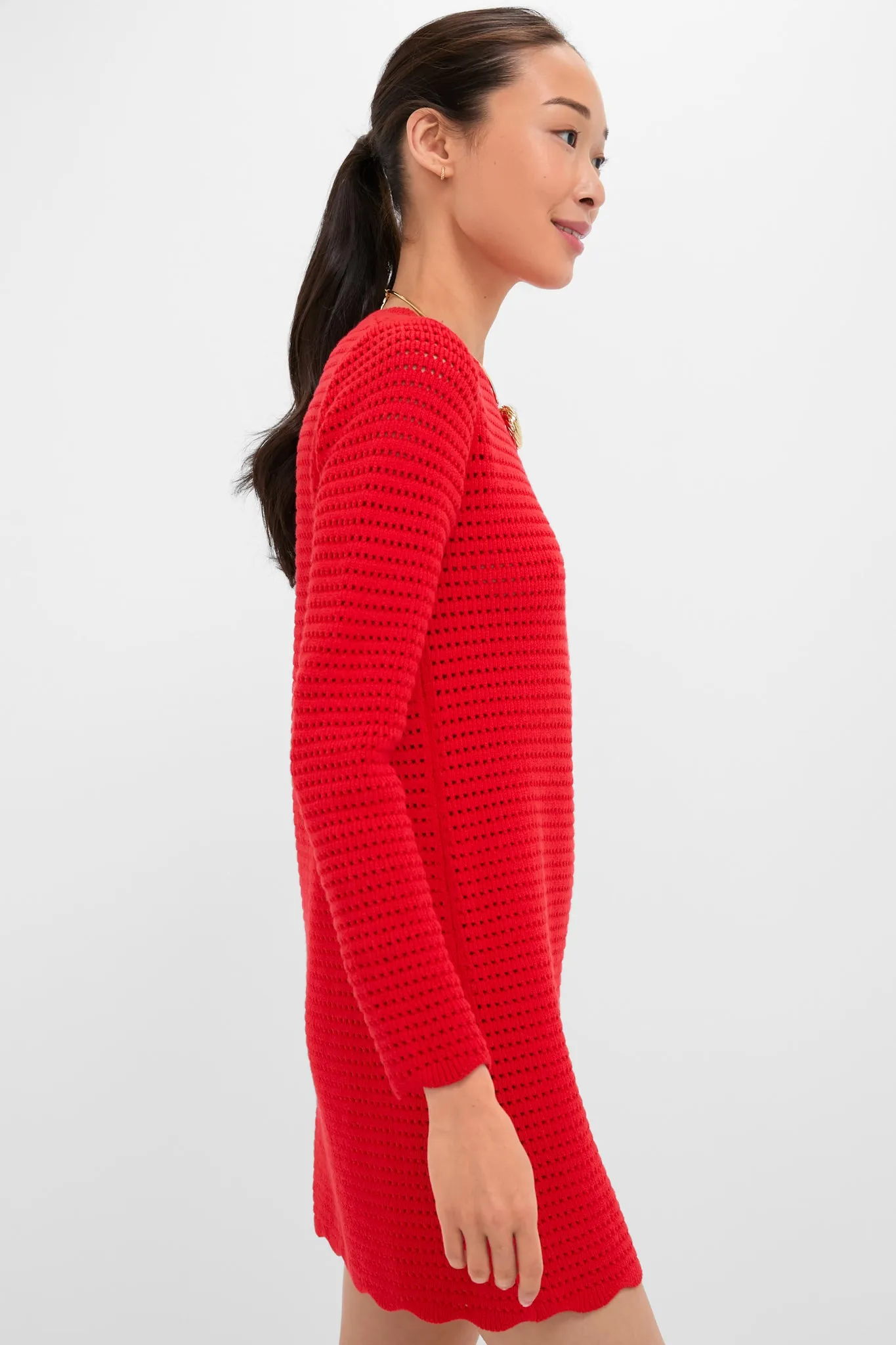 Red Faro Dress sold by Tuckernuck product image thumbnail 3