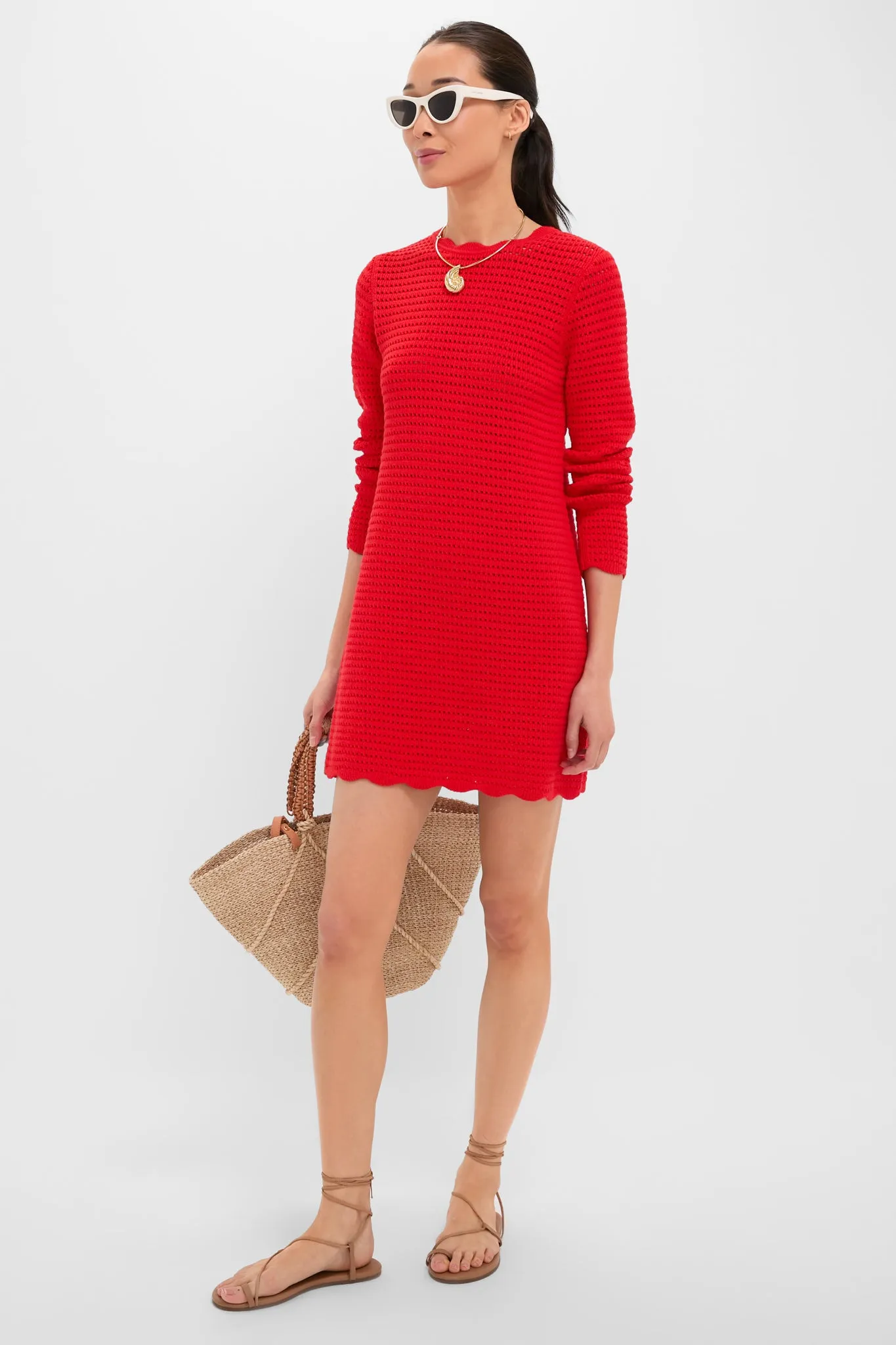 Red Faro Dress sold by Tuckernuck product image thumbnail 2