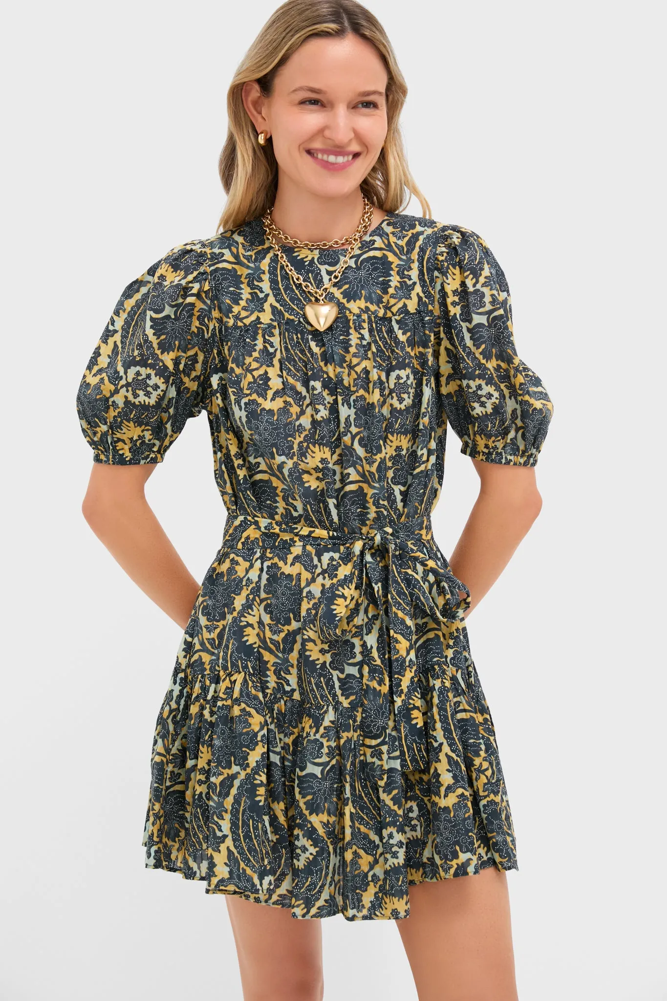 Luna Rosalie Short Sleeve Mini Dress sold by Tuckernuck