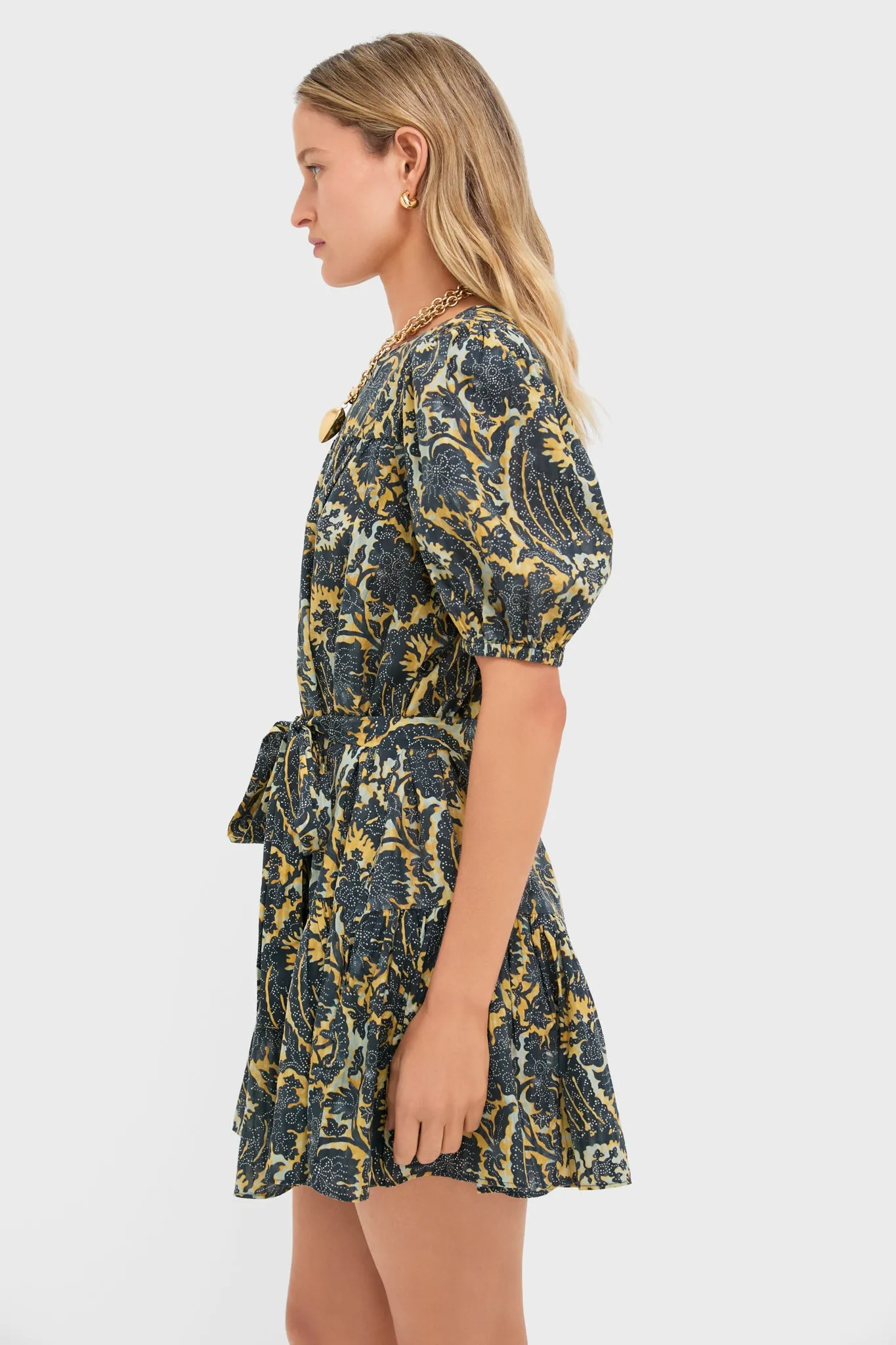 Luna Rosalie Short Sleeve Mini Dress sold by Tuckernuck product image thumbnail 3