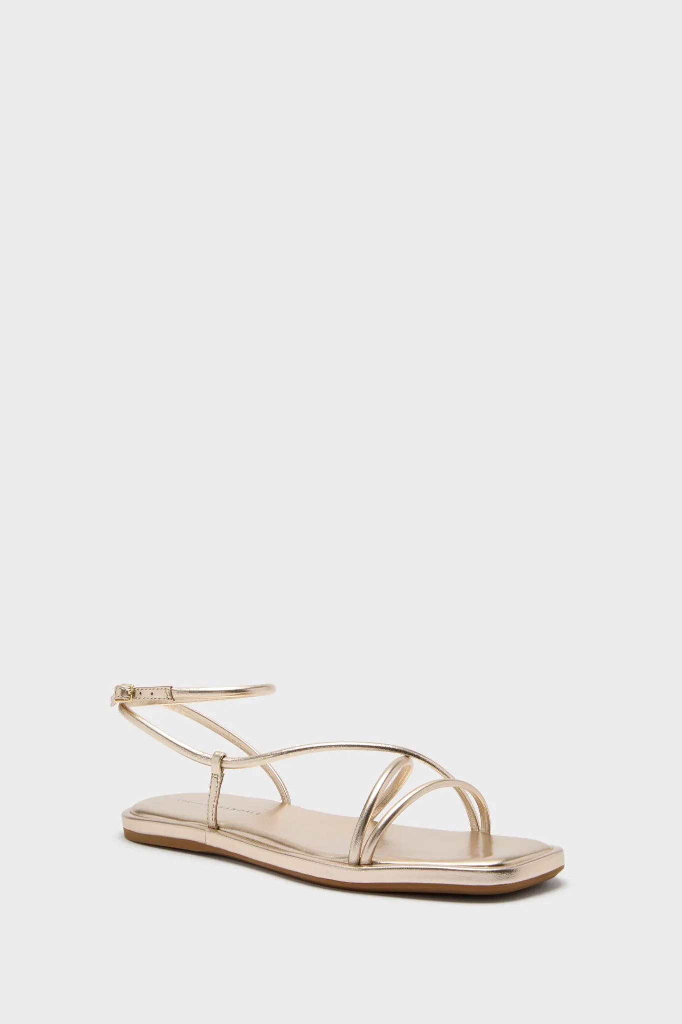 Champagne Nappa Noor Sandals sold by Tuckernuck